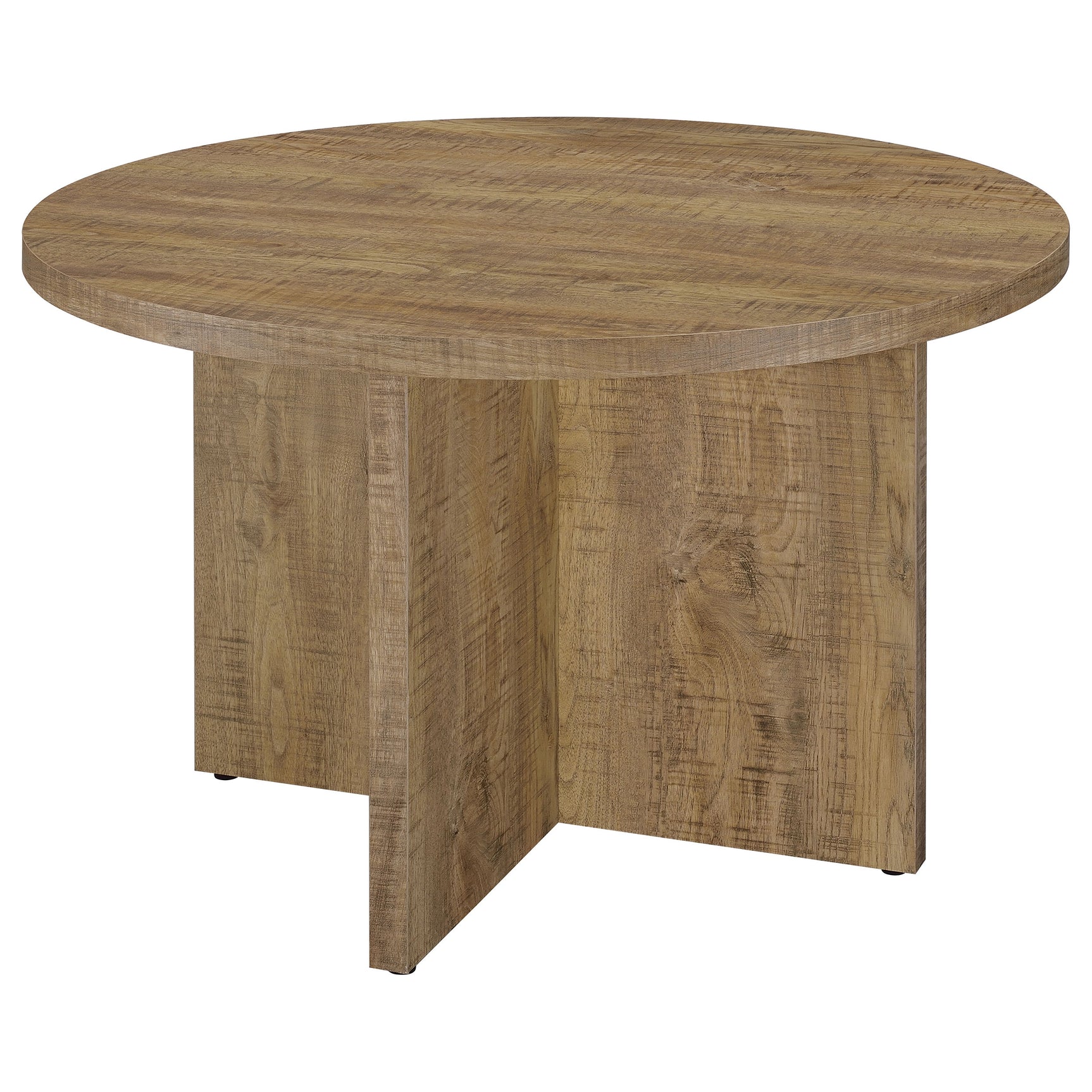 Jamestown Round 47-inch Composite Wood Dining Table Mango - Tampa Furniture Outlet