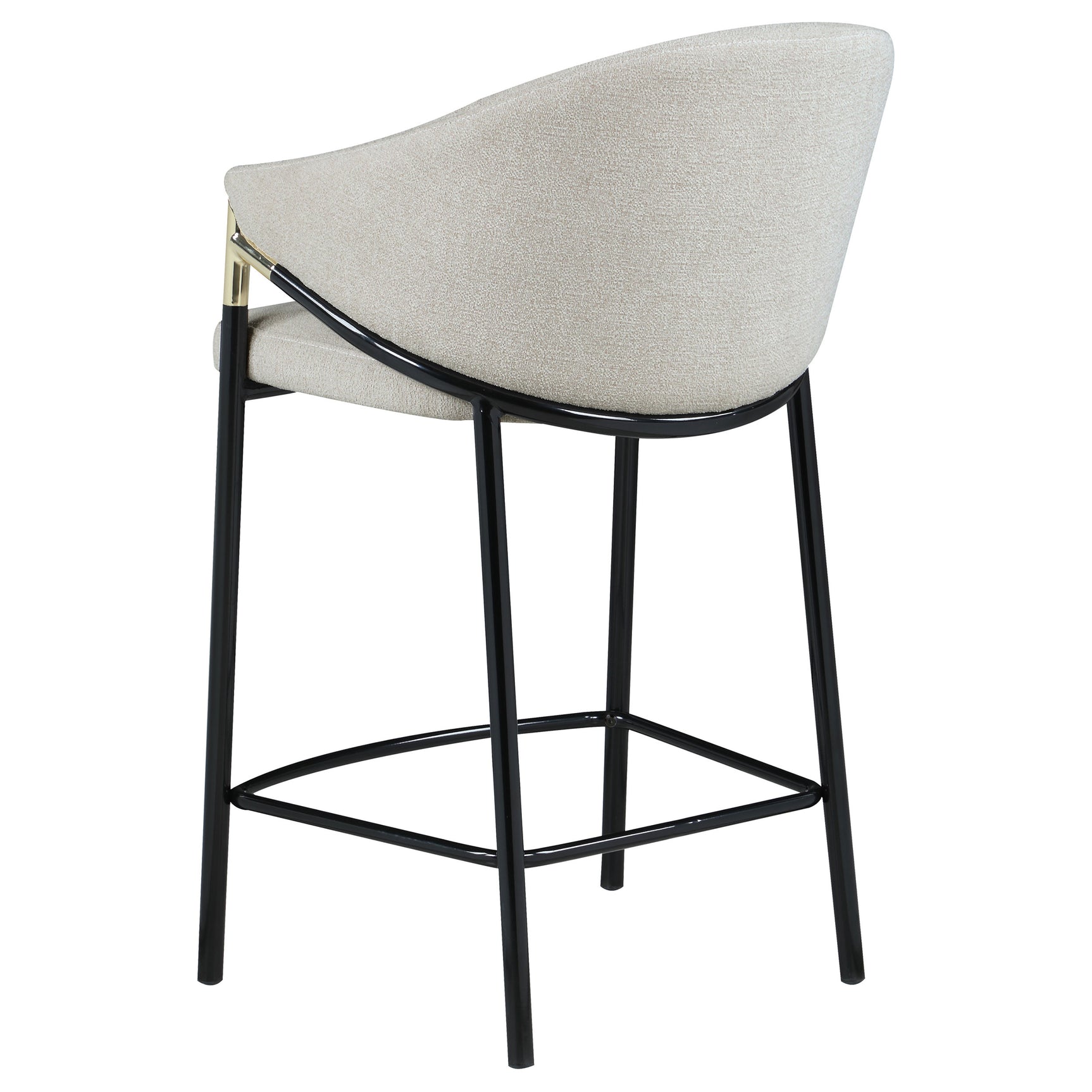 Chadwick Fabric Upholstered Counter Chair Beige (Set of 2) - Tampa Furniture Outlet