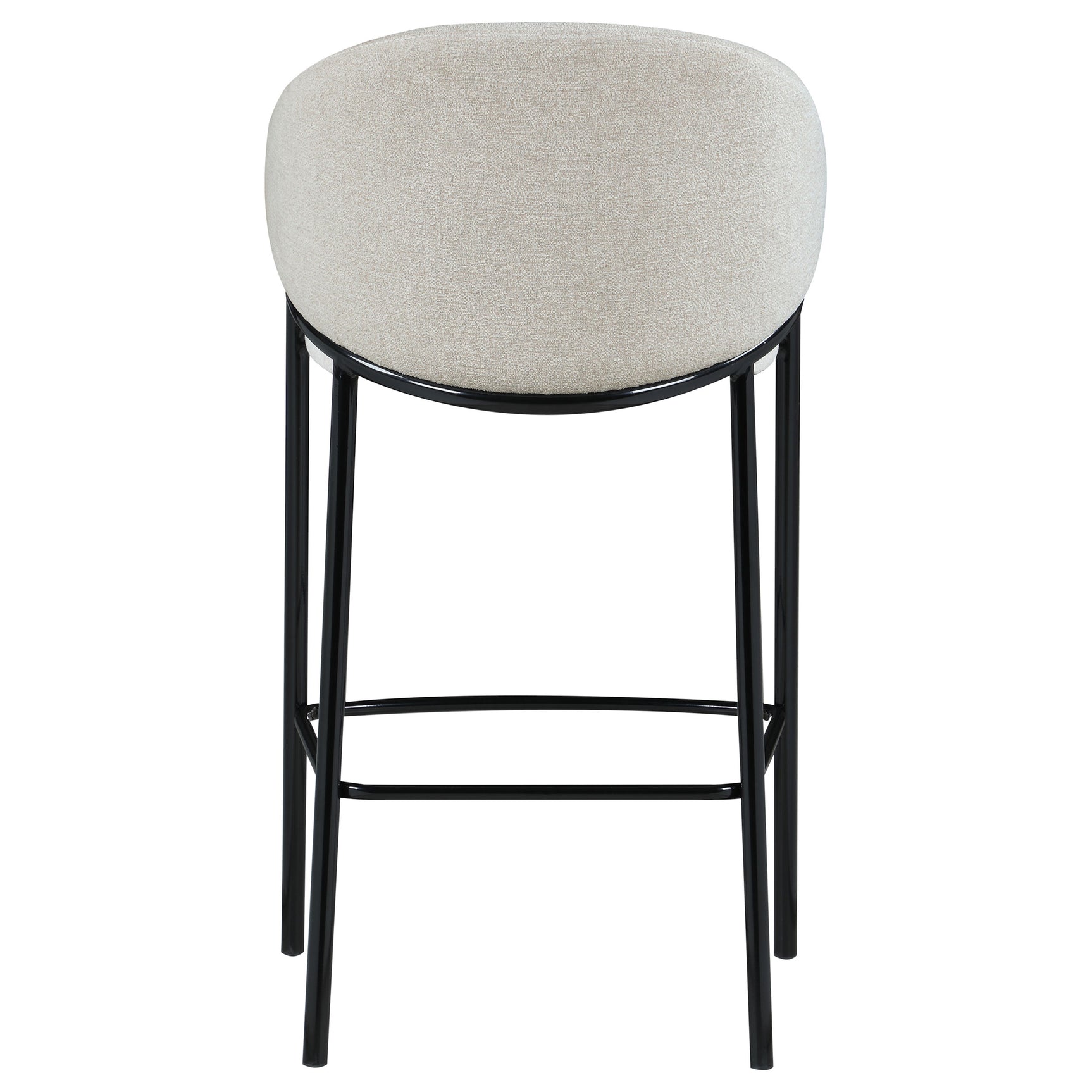 Chadwick Fabric Upholstered Bar Chair Beige (Set of 2) - Tampa Furniture Outlet
