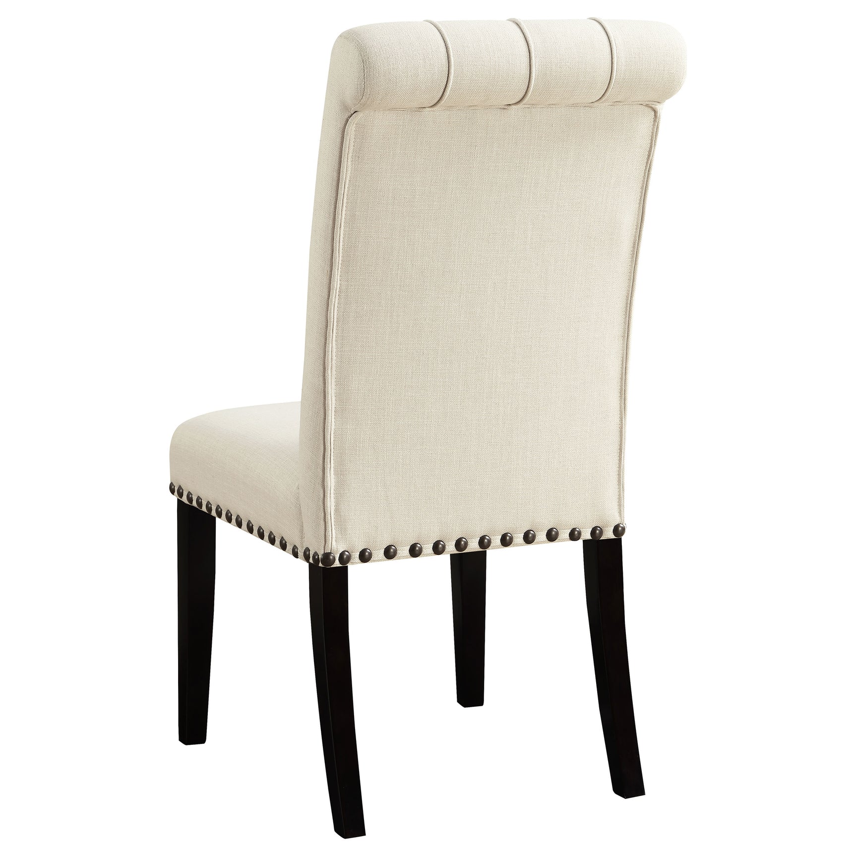 Alana Fabric Upholstered Dining Side Chair Beige (Set of 2) - Tampa Furniture Outlet