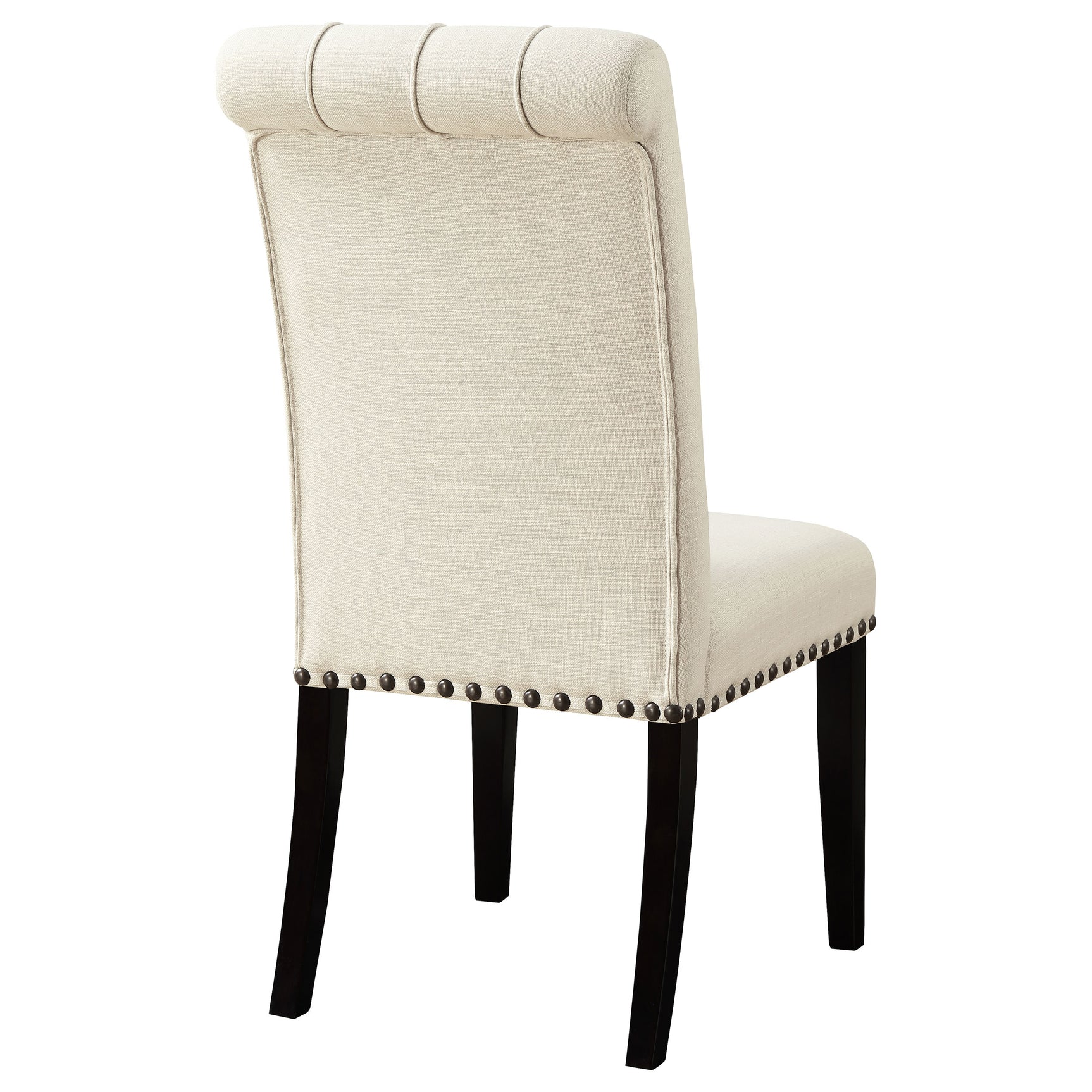Alana Fabric Upholstered Dining Side Chair Beige (Set of 2) - Tampa Furniture Outlet