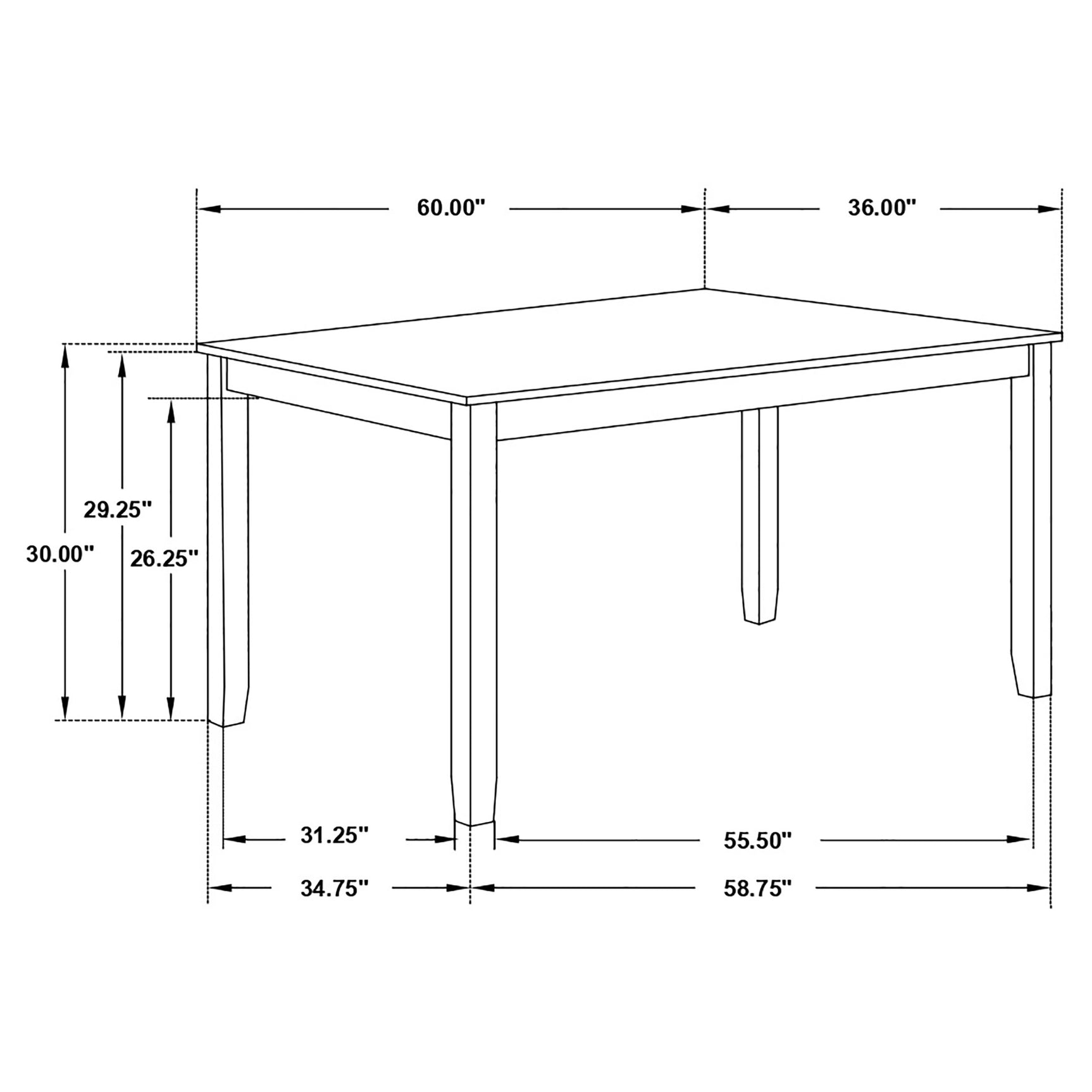 Fortress 7-piece Rectangular Dining Set Vintage Vanilla - Tampa Furniture Outlet