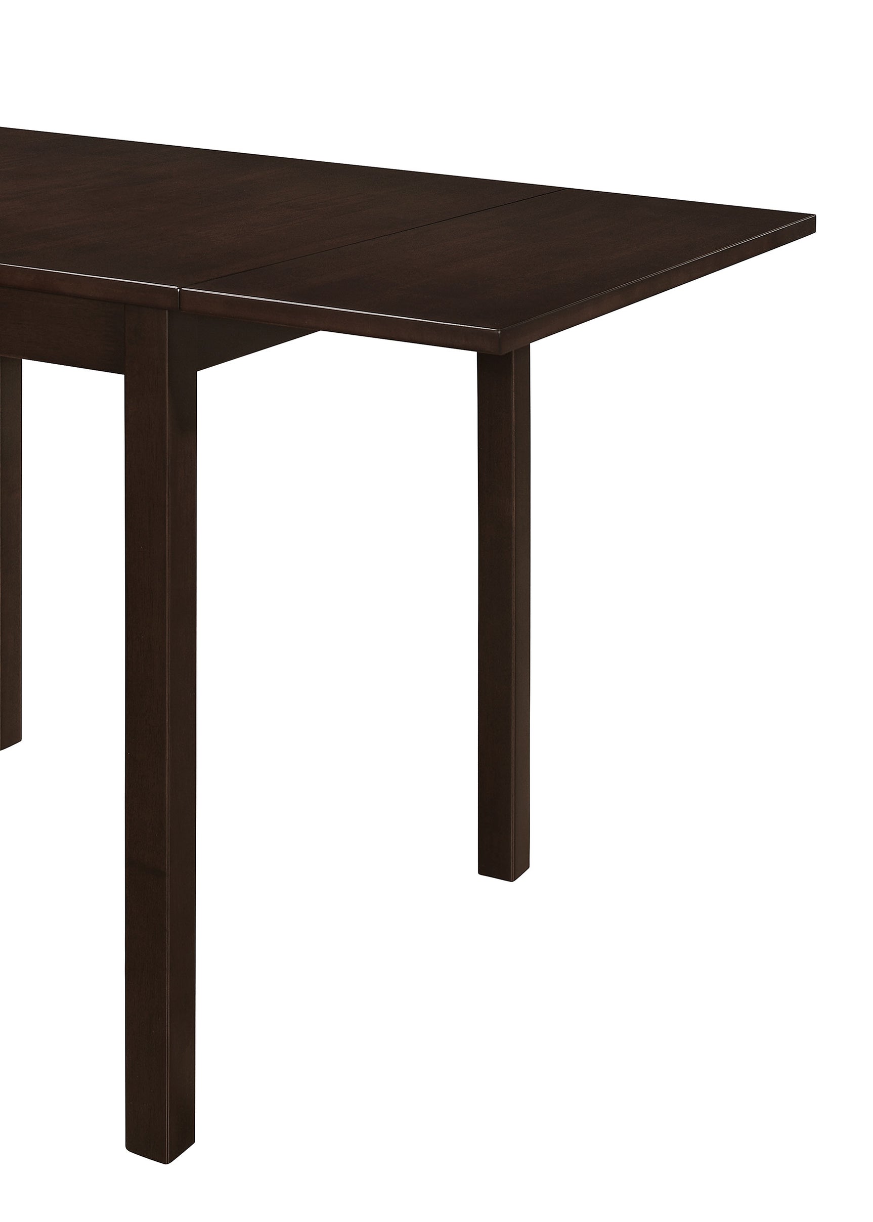 Kelso 3-piece Drop Leaf Dining Table Set Cappuccino and Tan - Tampa Furniture Outlet
