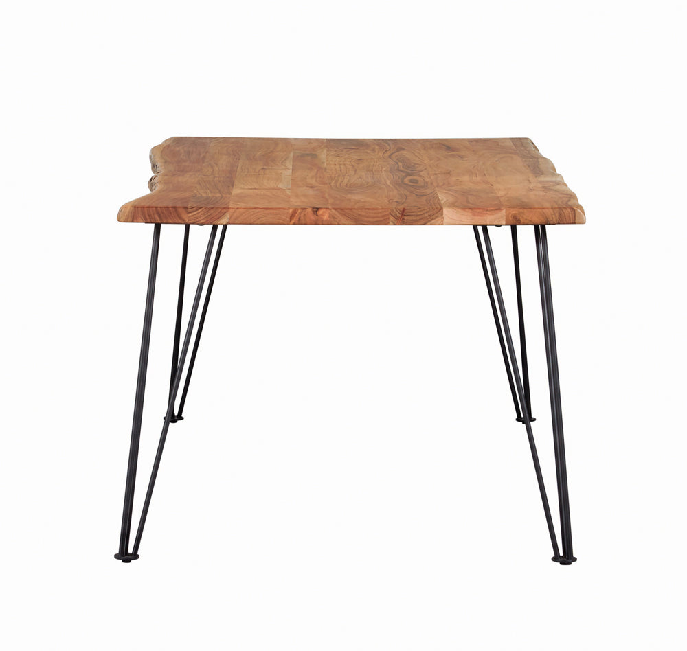 Sherman 71-inch Live Edge Dining Table Natural Acacia - Tampa Furniture Outlet