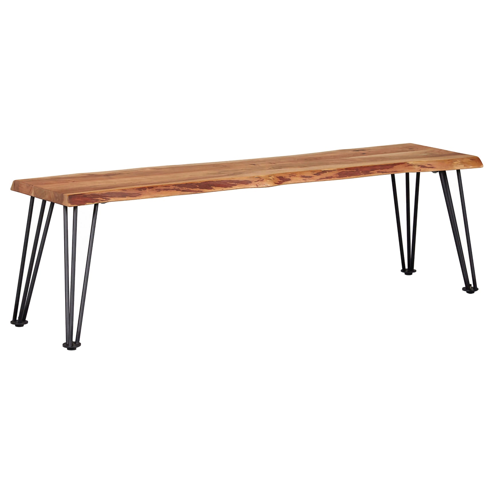 Tampa Furniture Outlet - Coaster - Sherman Wood Dining Bench Natural Acacia - 190913
