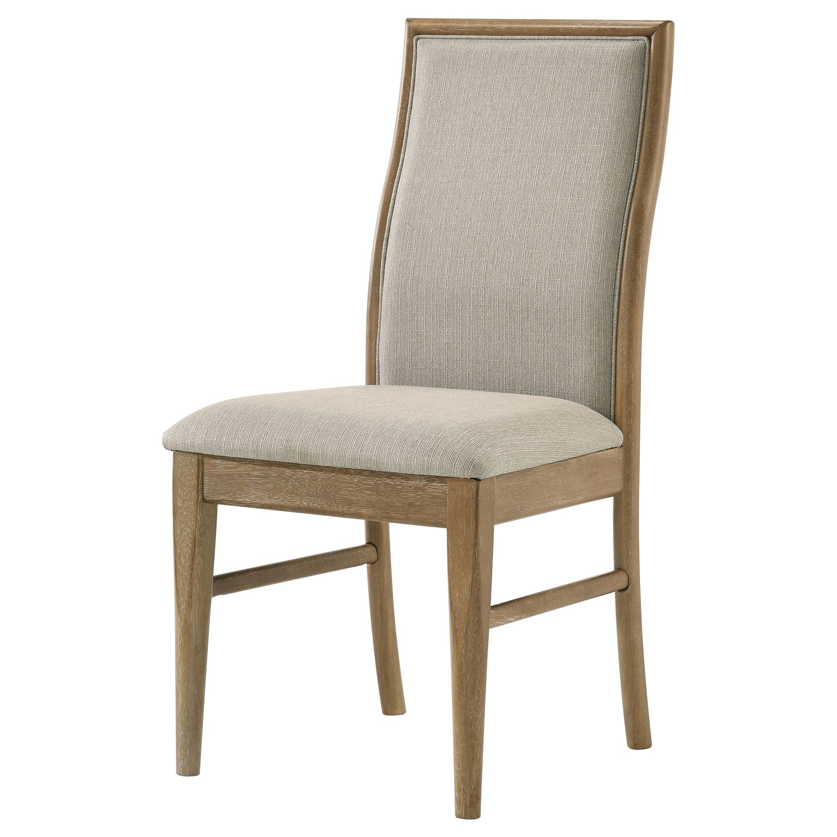 Adina Upholstered Dining Side Chair Barley (Set of 2) - Tampa Furniture Outlet