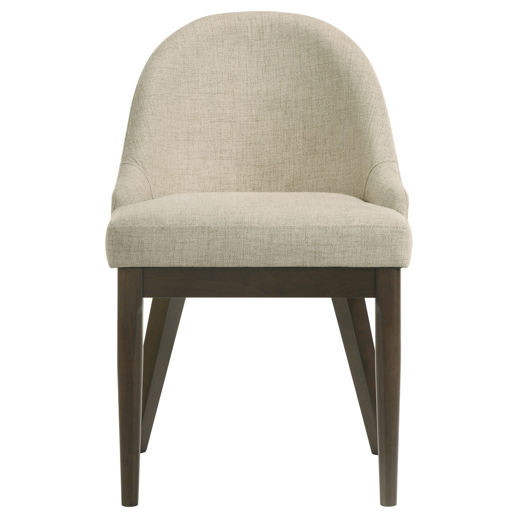 Reseda Upholstered Dining Side Chair Beige (Set of 2) - Tampa Furniture Outlet