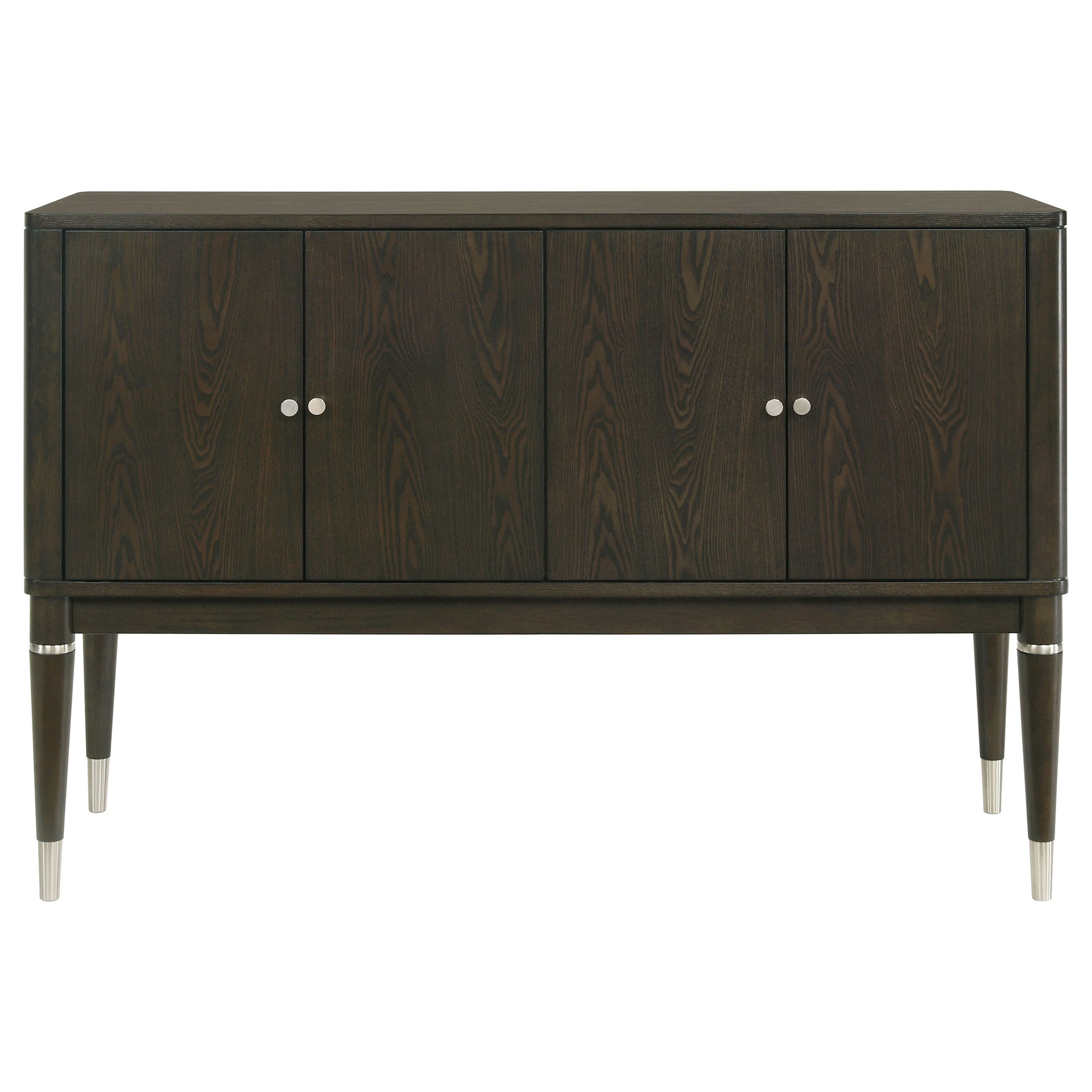 Reseda 4-door Dining Sideboard Server with Shelves Ash Brown - Tampa Furniture Outlet