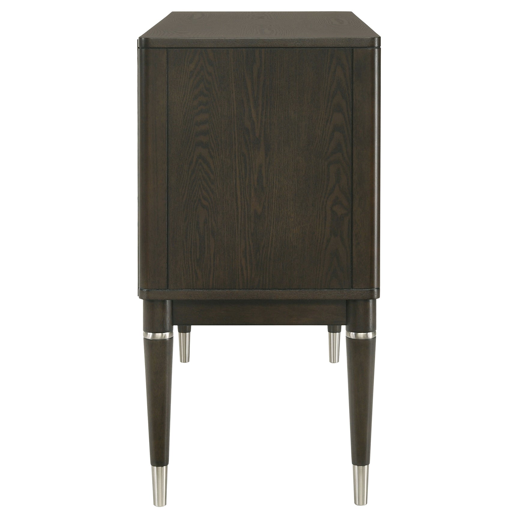 Reseda 4-door Dining Sideboard Server with Shelves Ash Brown - Tampa Furniture Outlet
