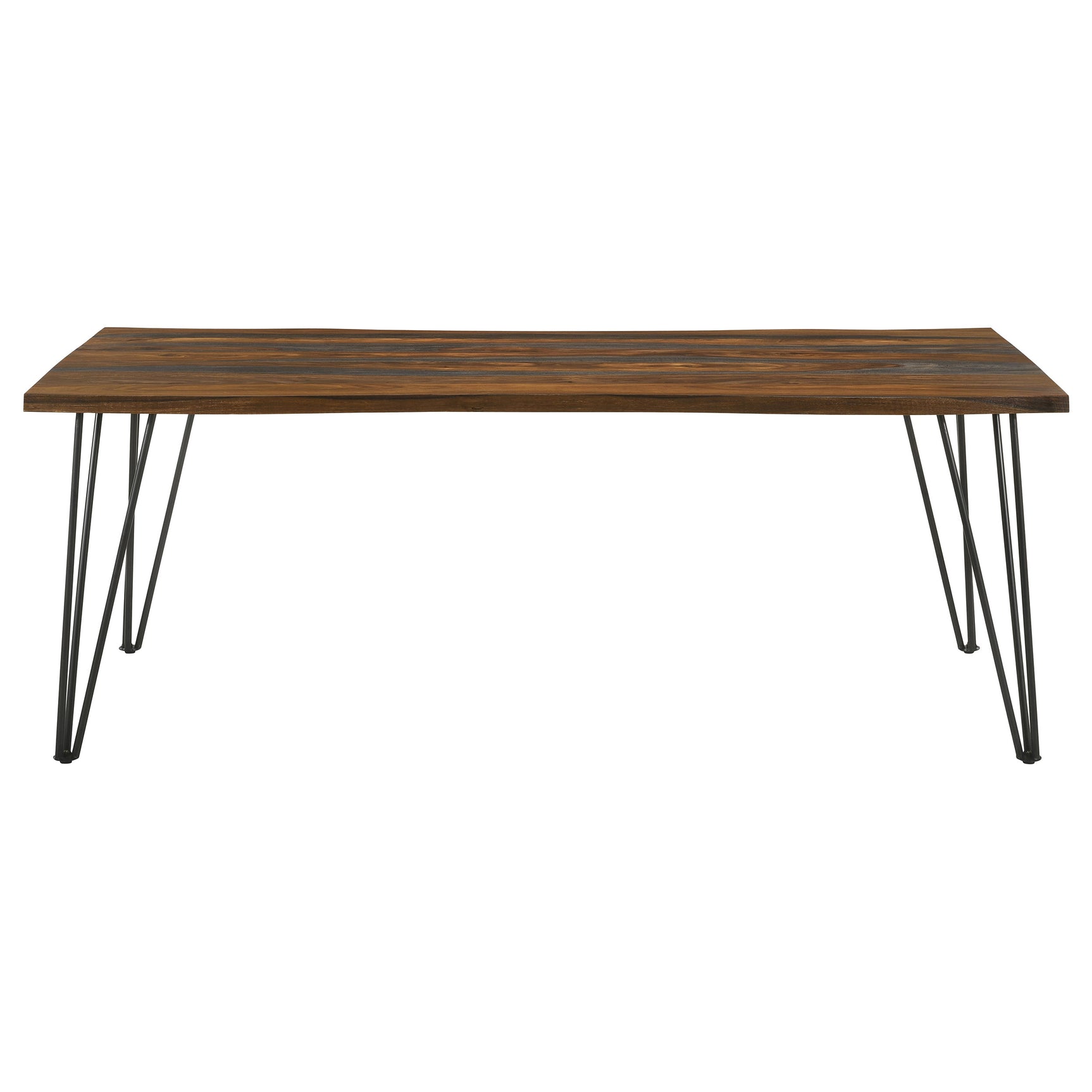 Neve 80-inch Live Edge Dining Table Grey Sheesham - Tampa Furniture Outlet