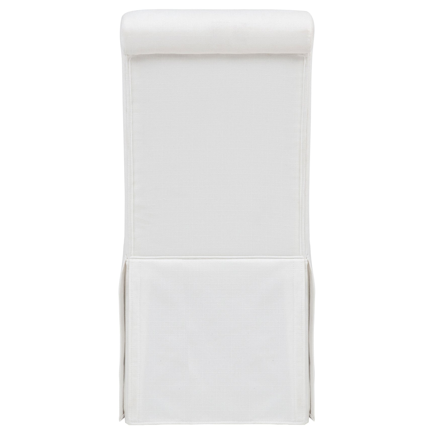 Shawna Upholstered Skirted Side Chair White (Set of 2)
