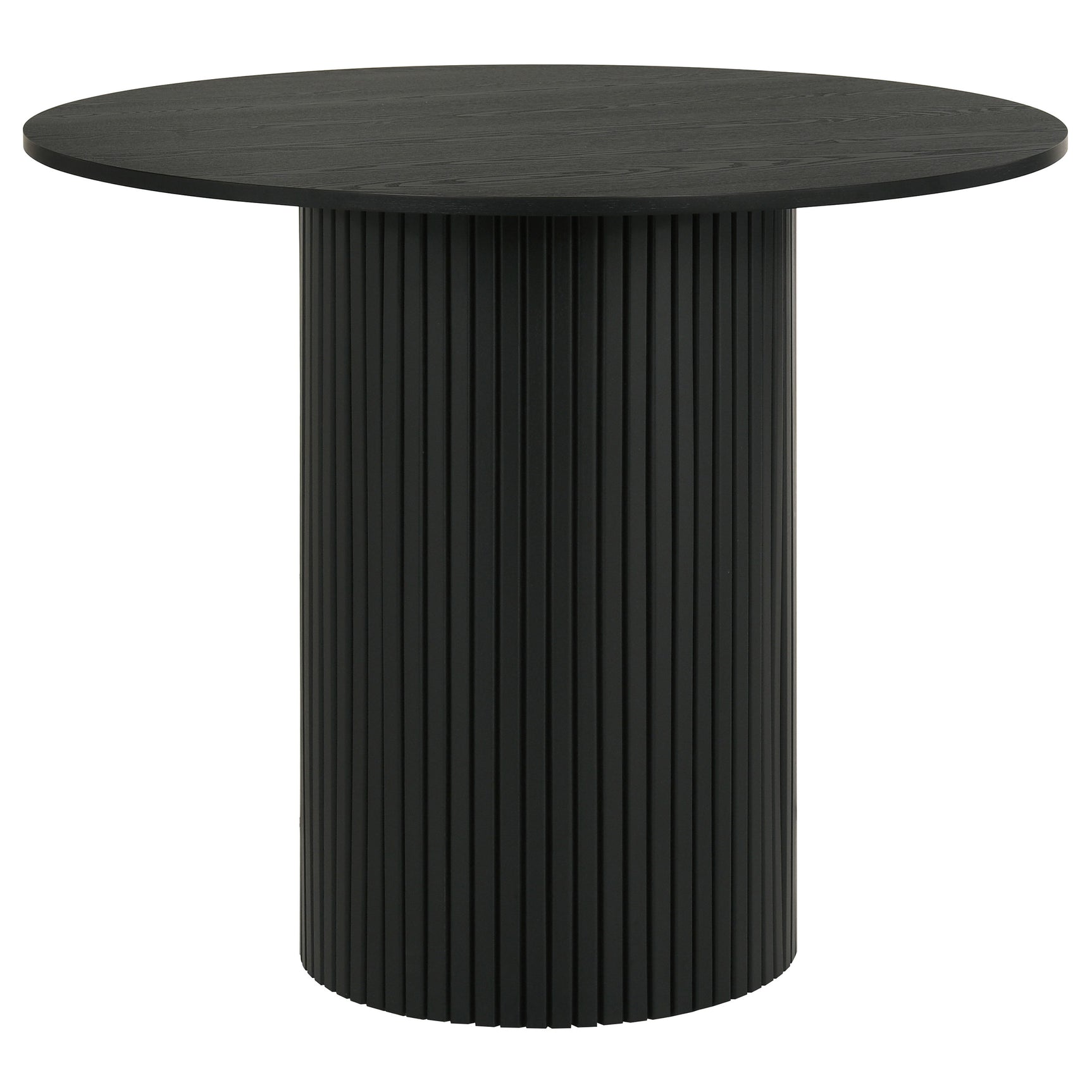 Hamlyn 5-piece Round Wood Counter Height Dining Set Grey and Black