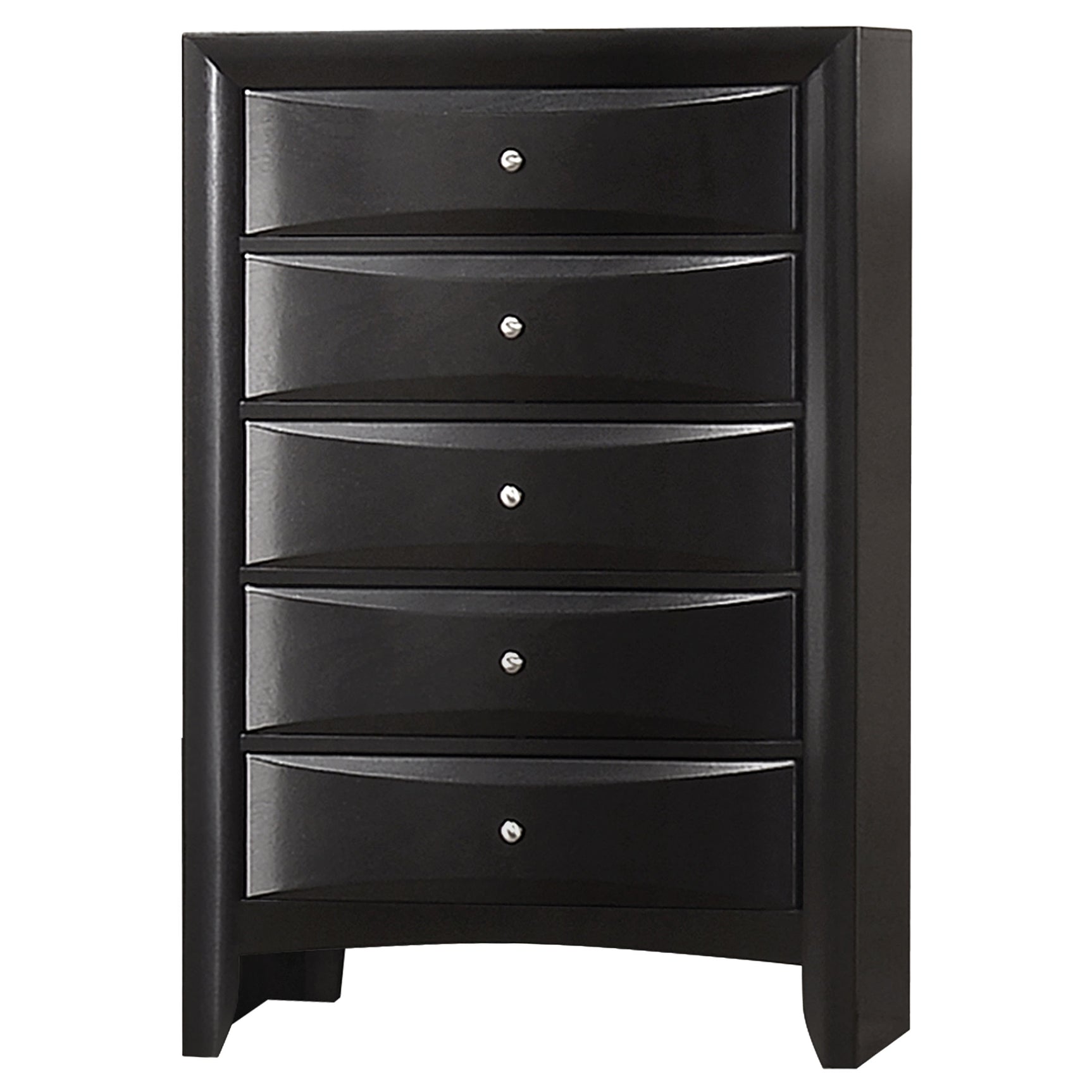Tampa Furniture Outlet - Coaster - Briana 5-drawer Bedroom Chest Black - 200705