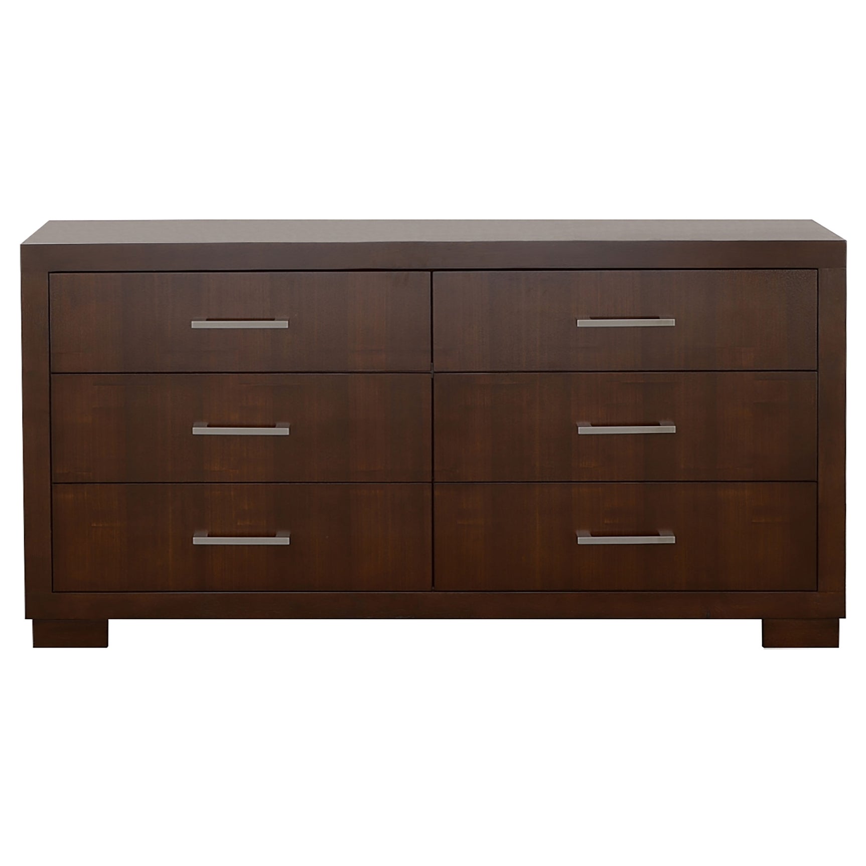 Jessica 4-piece Eastern King LED Bedroom Set Cappuccino - Tampa Furniture Outlet