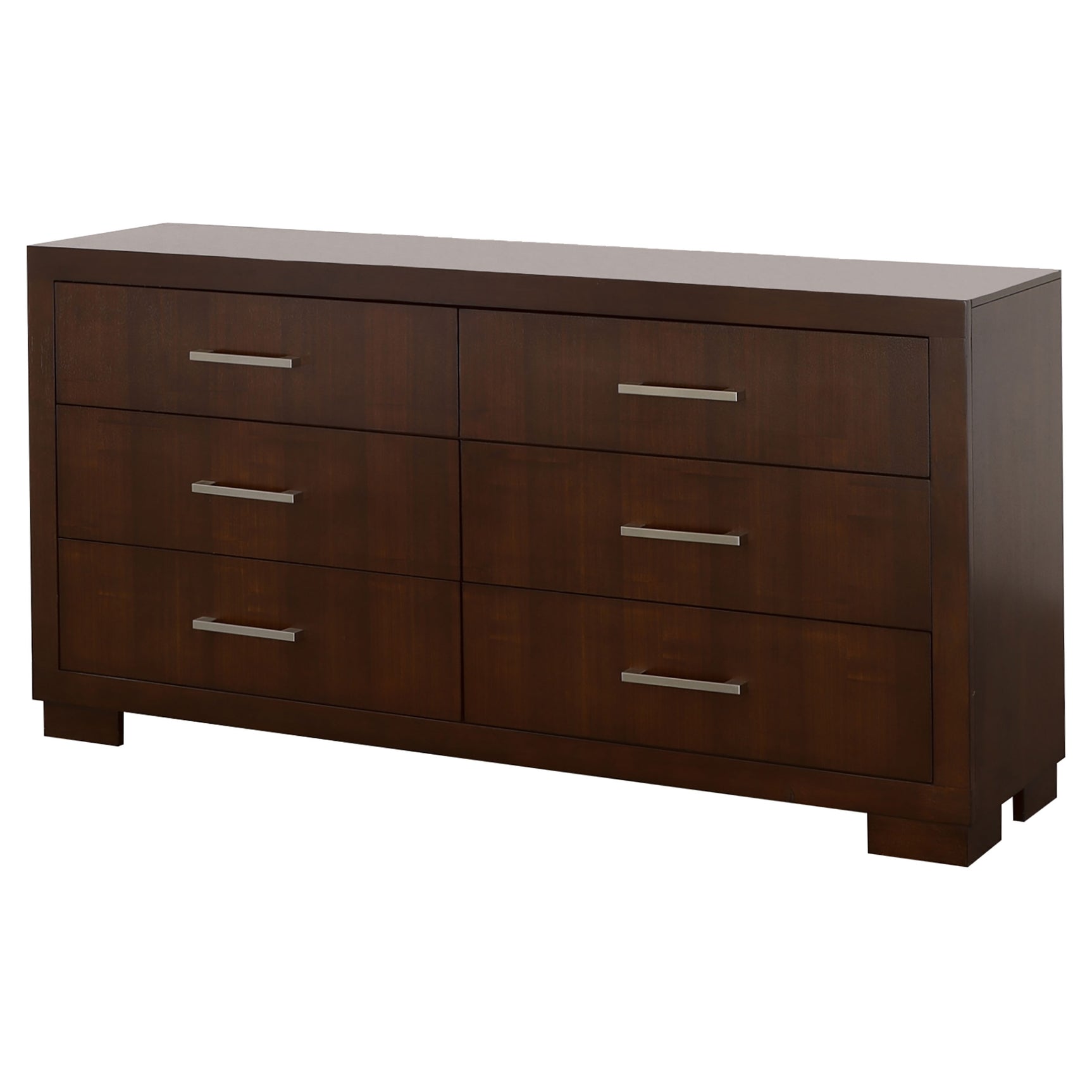 Jessica 6-drawer Dresser Cappuccino - Tampa Furniture Outlet