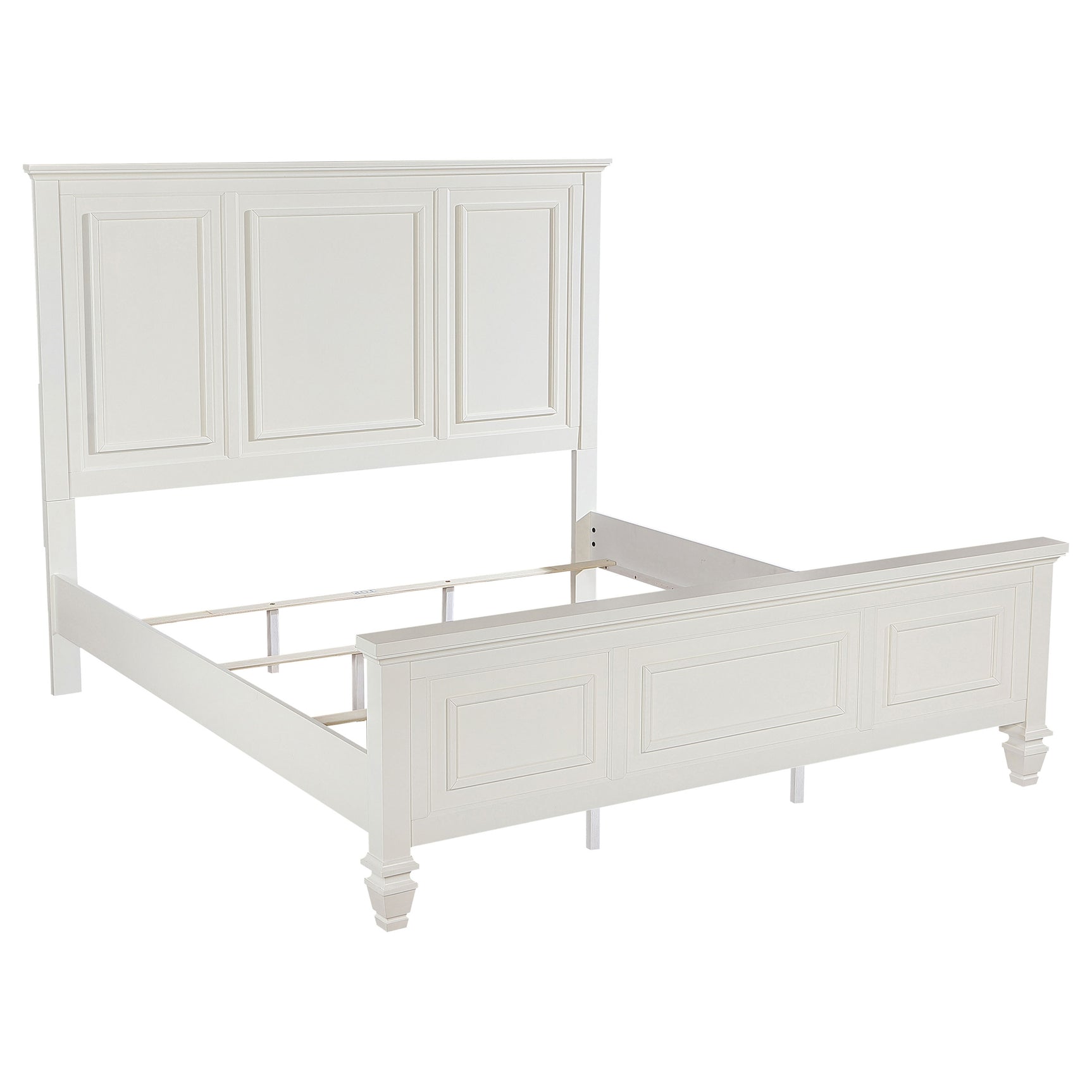 Sandy Beach 5-piece Eastern King Bedroom Set Cream White - Tampa Furniture Outlet