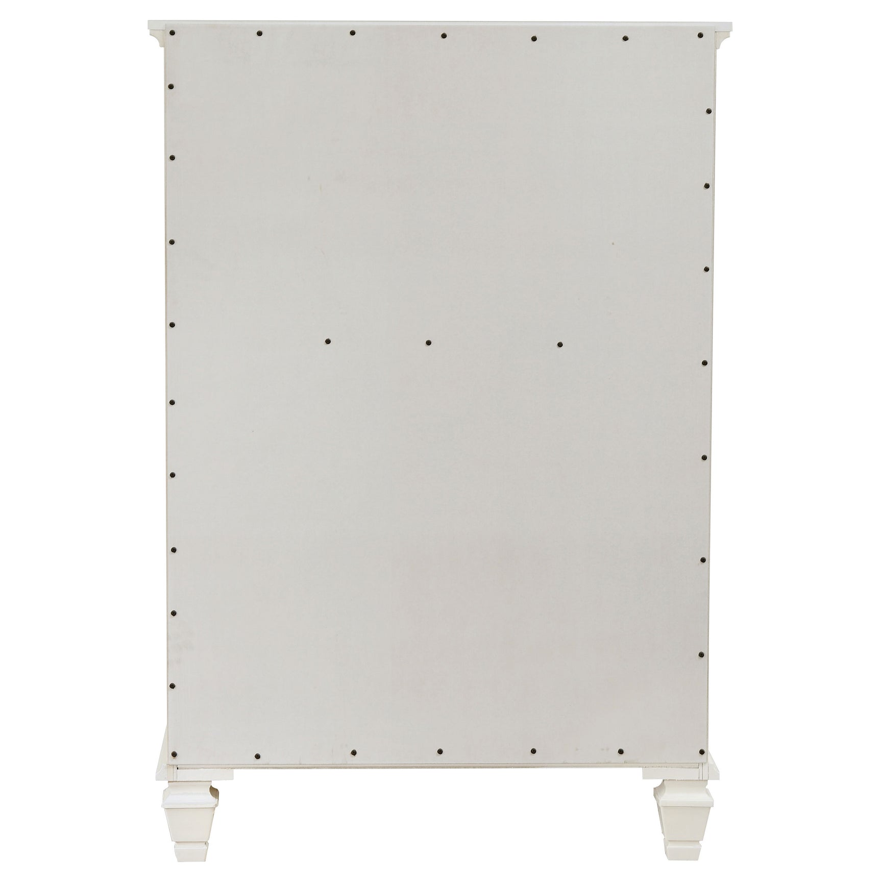 Sandy Beach 5-drawer Bedroom Chest Cream White - Tampa Furniture Outlet