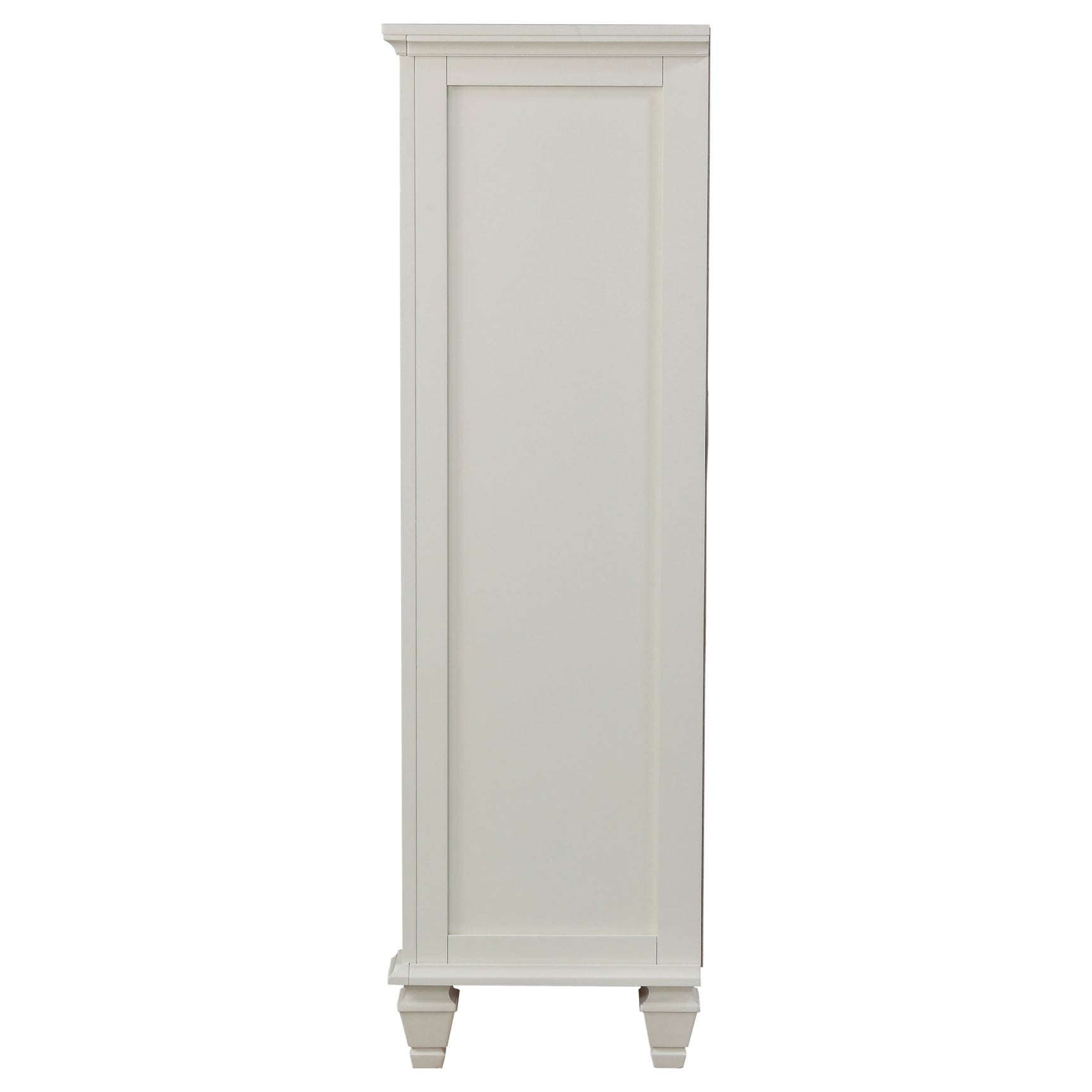 Sandy Beach 8-drawer Door Chest Cream White - Tampa Furniture Outlet
