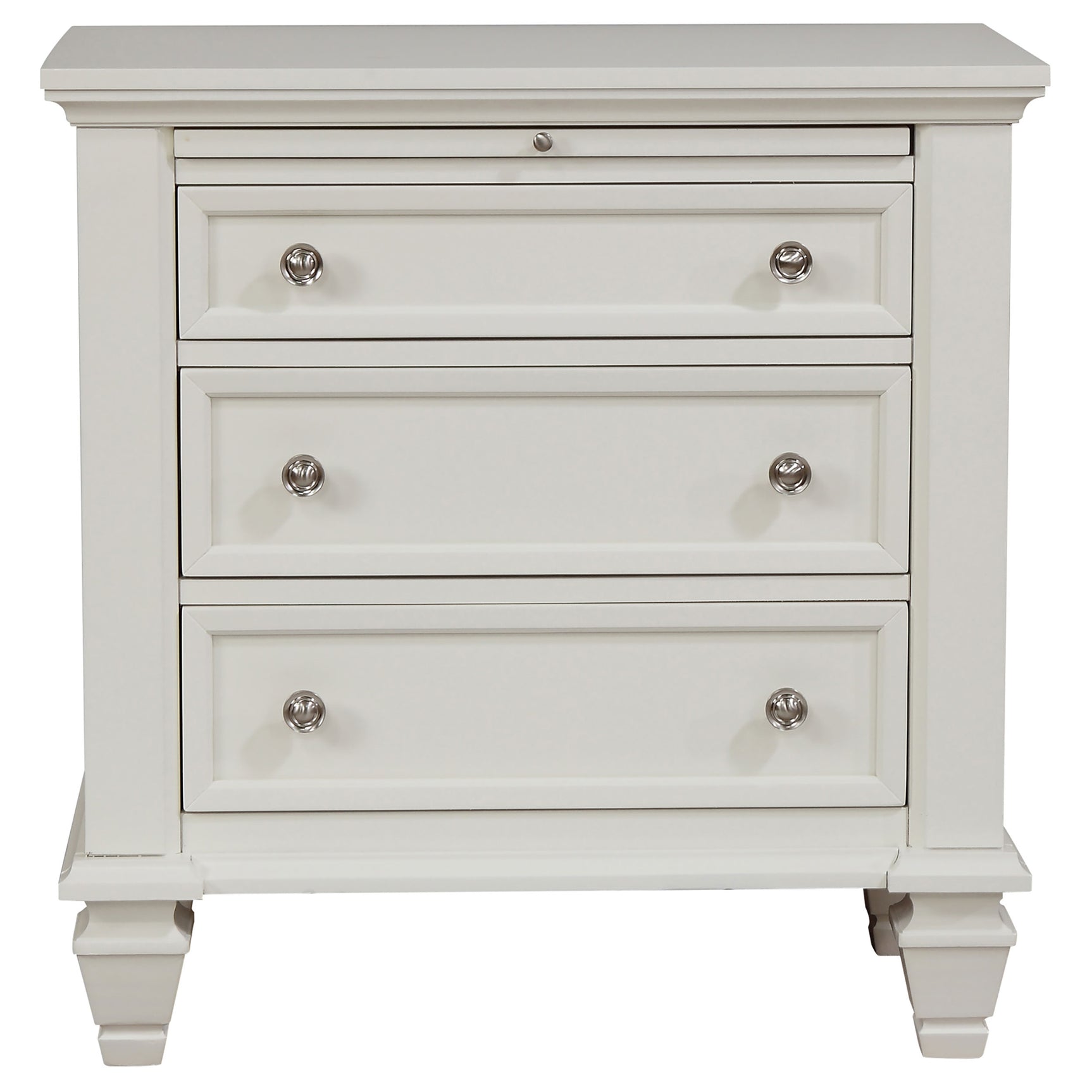 Sandy Beach 4-piece Eastern King Bedroom Set Cream White - Tampa Furniture Outlet