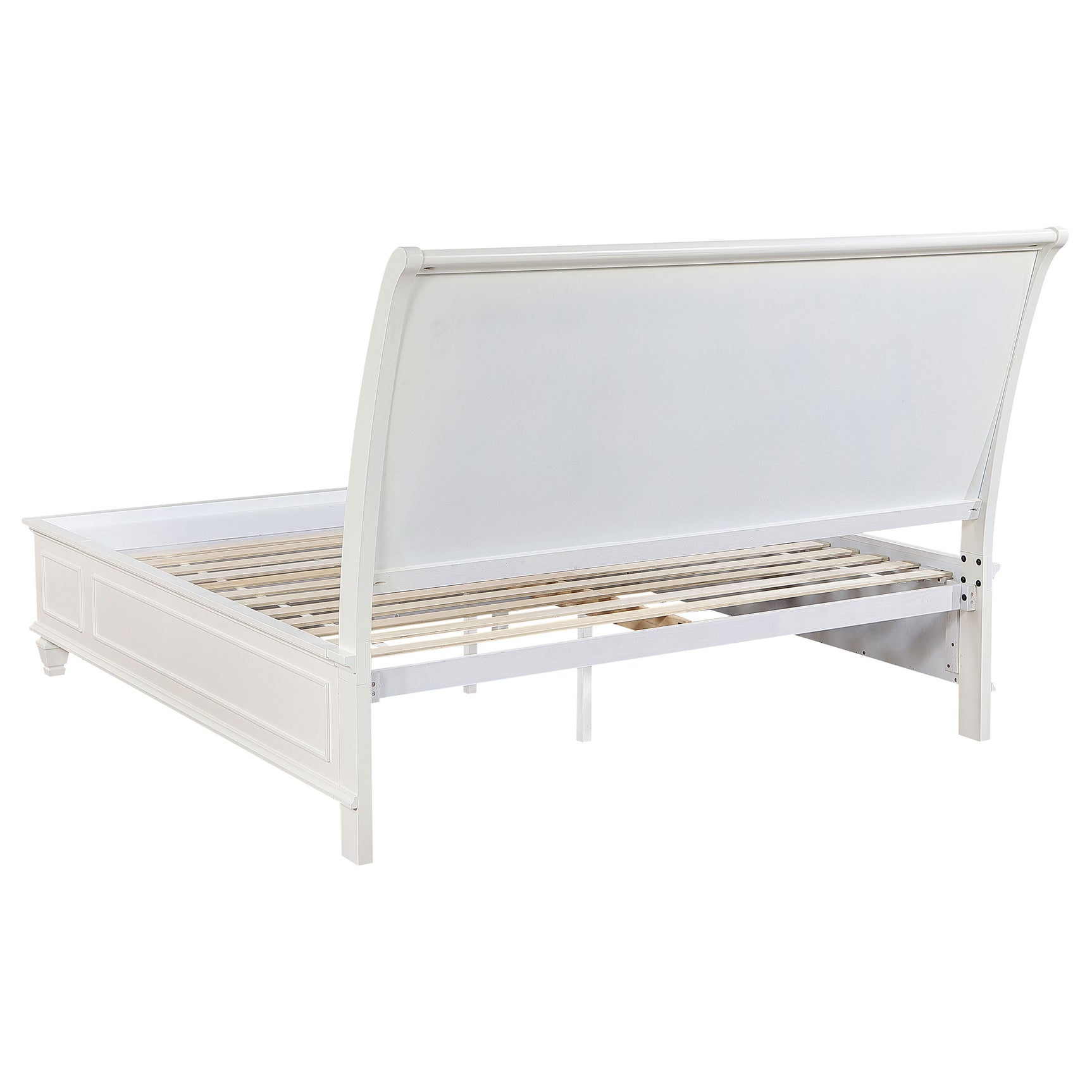 Sandy Beach 5-piece Eastern King Bedroom Set Cream White - Tampa Furniture Outlet