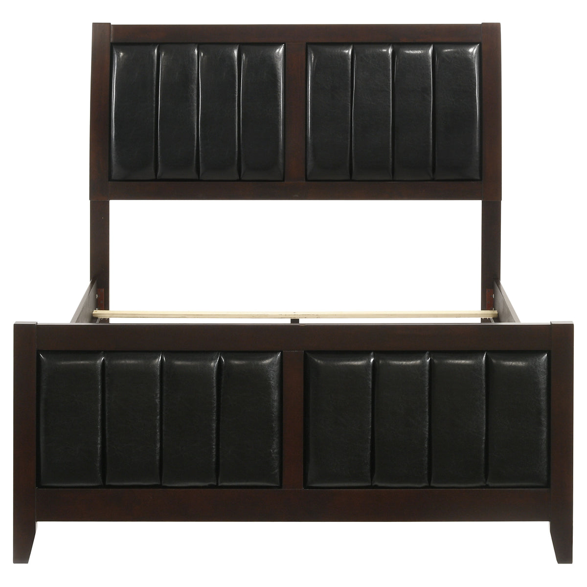 Carlton Wood Full Panel Bed Cappuccino