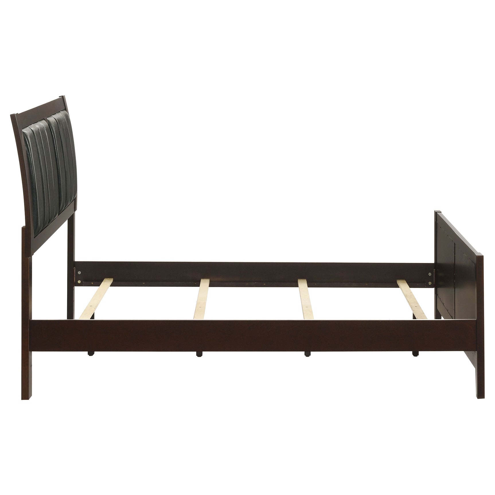 Carlton Wood Full Panel Bed Cappuccino - Tampa Furniture Outlet