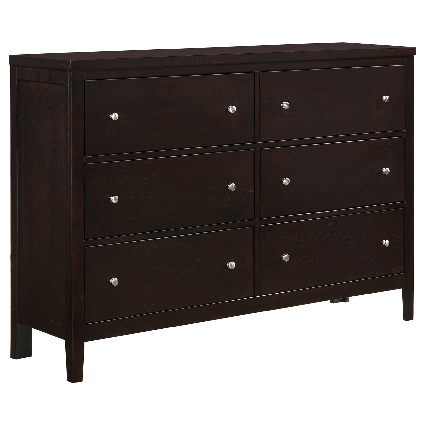 Carlton 5-piece California King Bedroom Set Cappuccino - Tampa Furniture Outlet