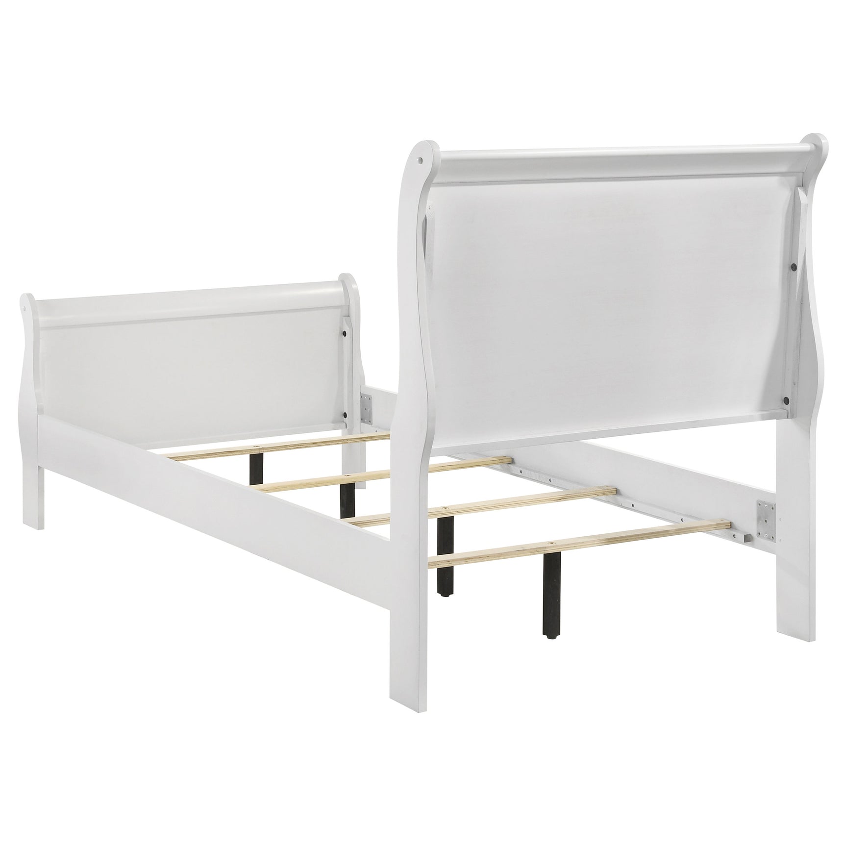 Louis Philippe 4-piece Twin Bedroom Set White - Tampa Furniture Outlet
