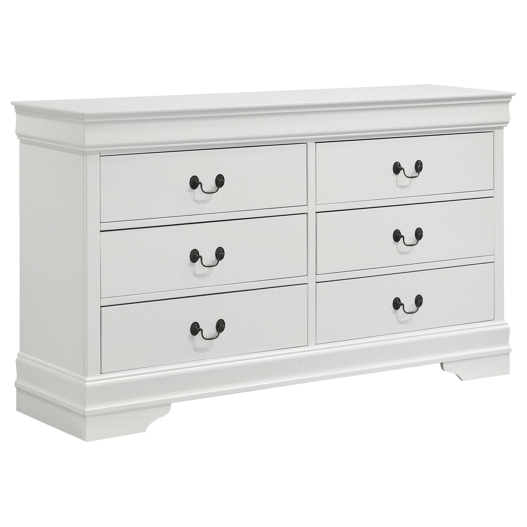 Louis Philippe 4-piece Twin Bedroom Set White - Tampa Furniture Outlet