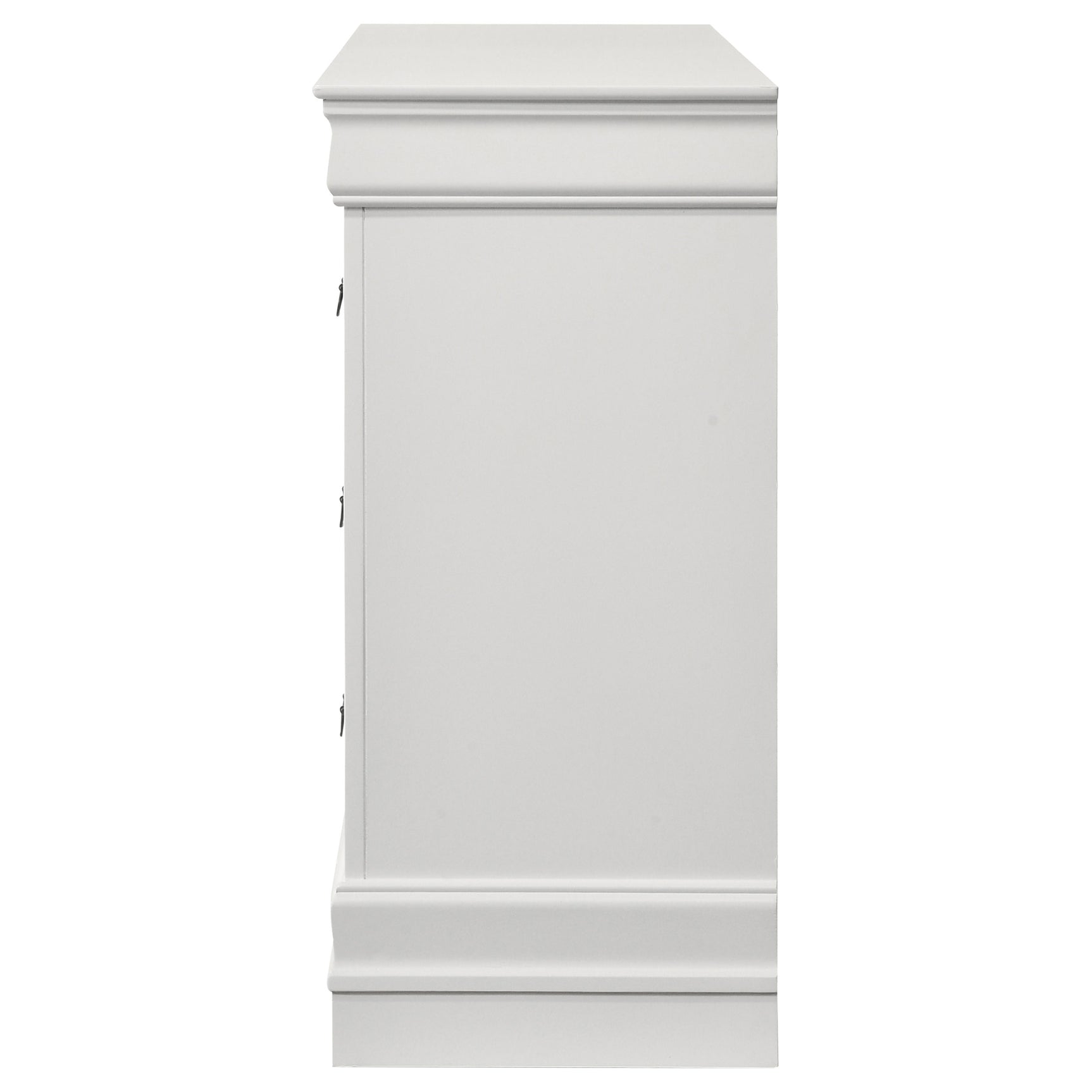 Louis Philippe 6-drawer Dresser White - Tampa Furniture Outlet