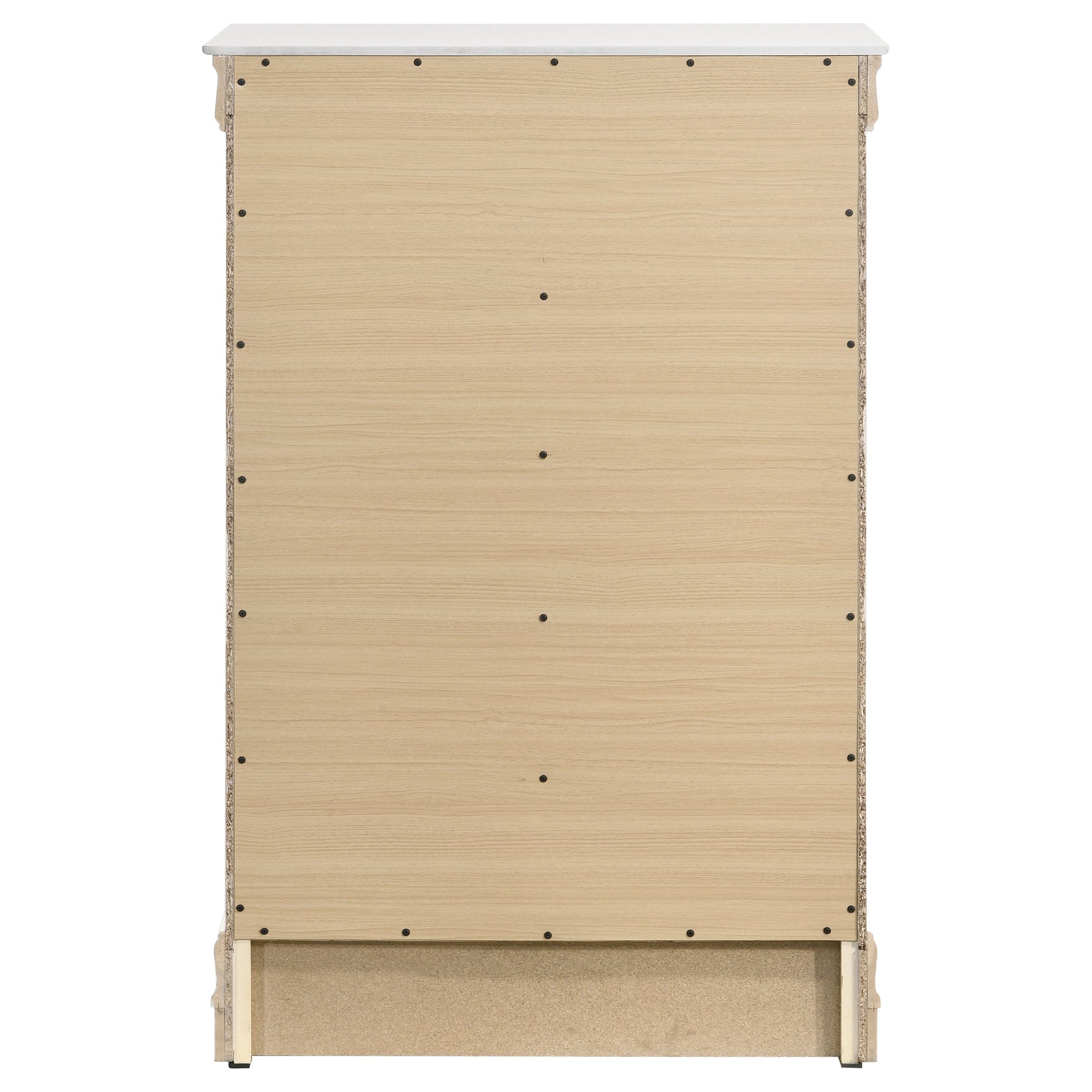 Louis Philippe 5-drawer Bedroom Chest White - Tampa Furniture Outlet