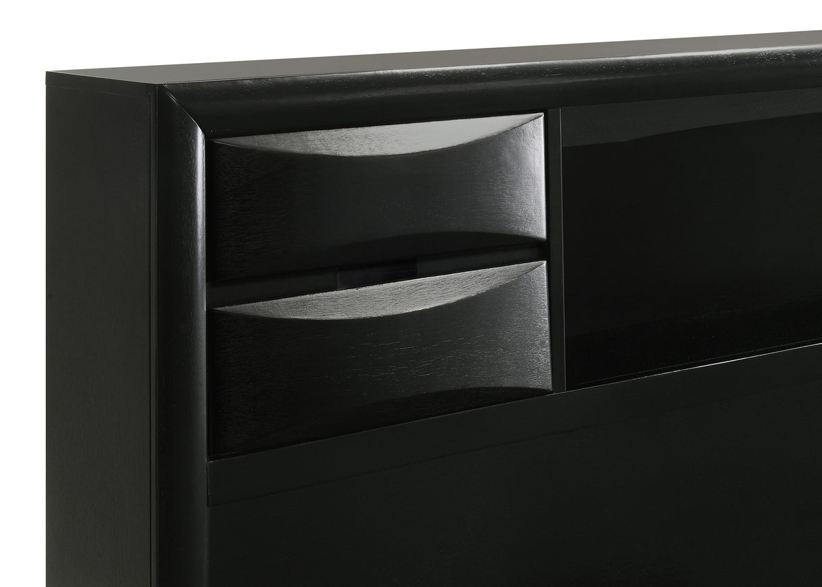 Briana 4-piece Eastern King Bedroom Set Black