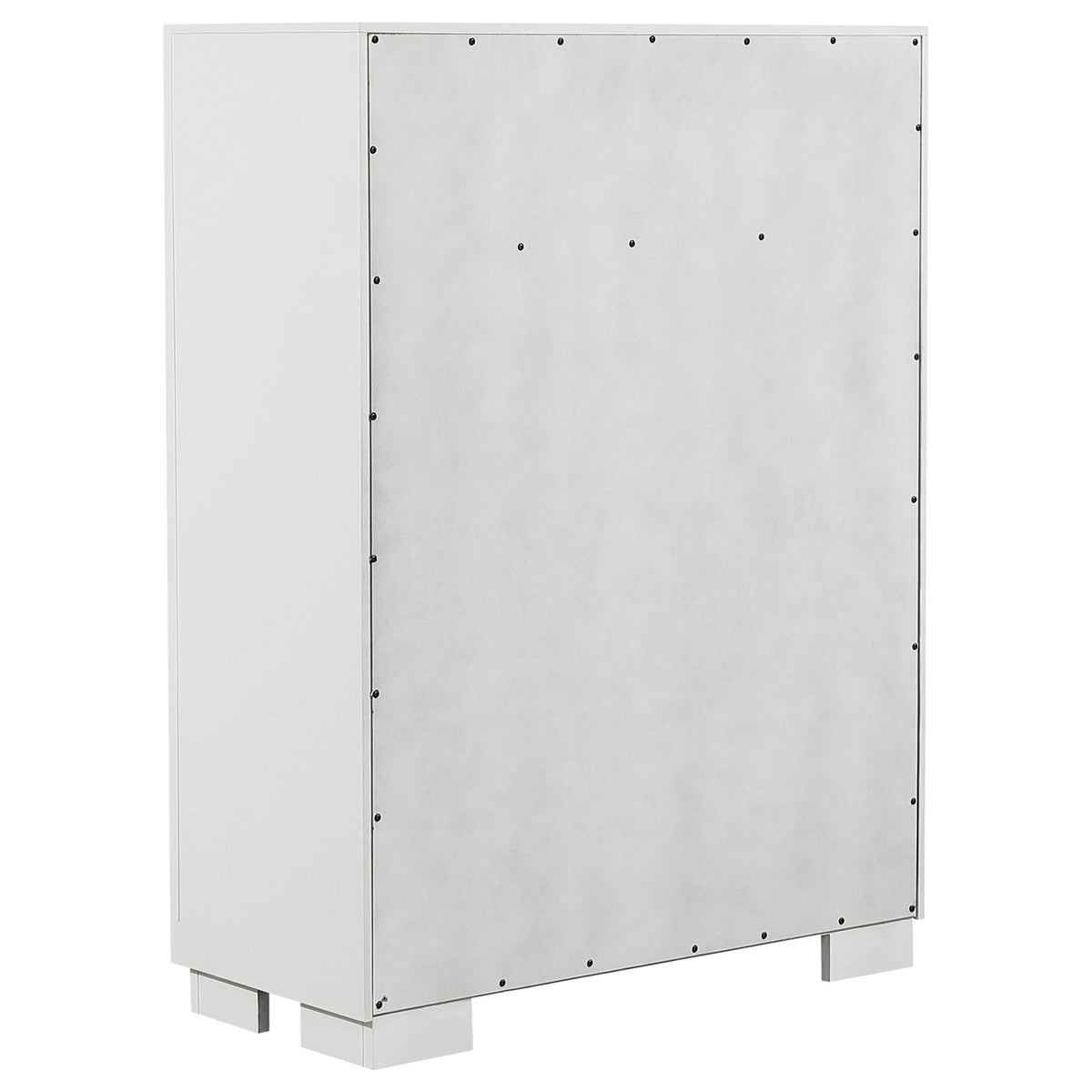 Jessica 5-piece Eastern King LED Bedroom Set Snow White