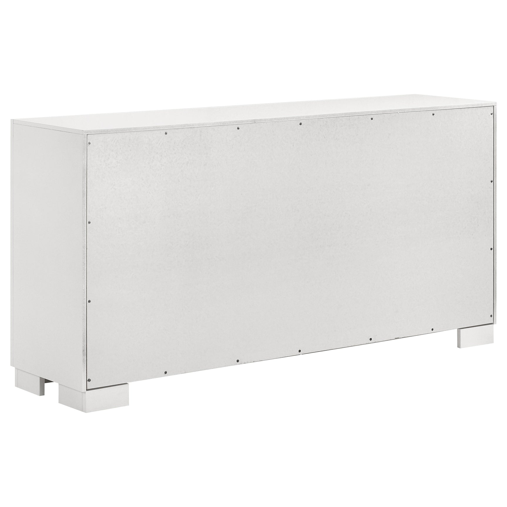 Jessica 5-piece Queen LED Bedroom Set Snow White - Tampa Furniture Outlet