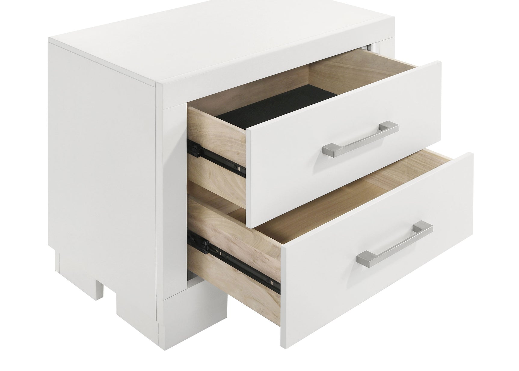 Jessica 5-piece Queen LED Bedroom Set Snow White - Tampa Furniture Outlet