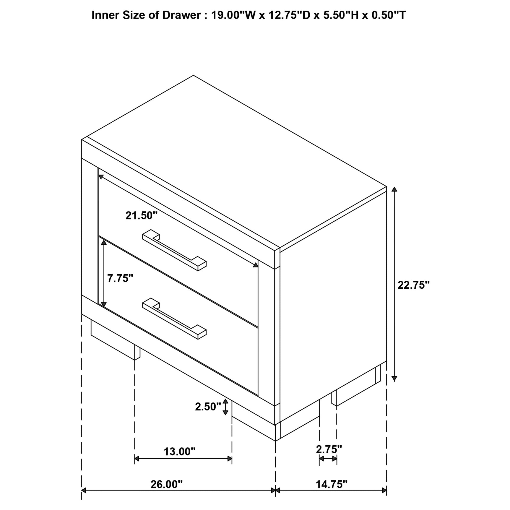 Jessica 6-piece Queen LED Bedroom Set Snow White