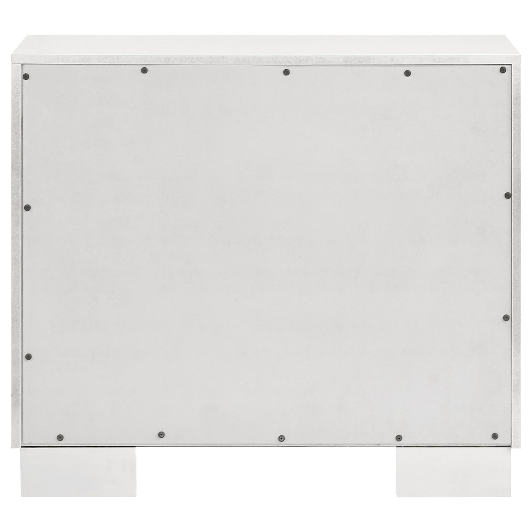 Jessica 2-drawer Nightstand Snow White - Tampa Furniture Outlet