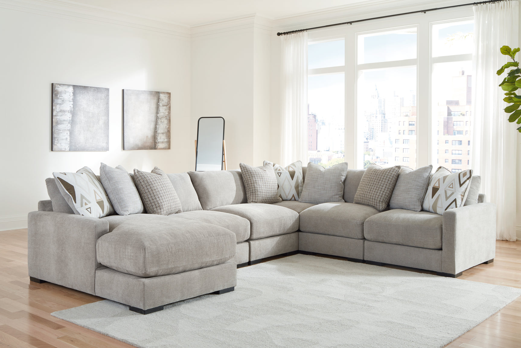 Aslan Court Sectional - Tampa Furniture Outlet