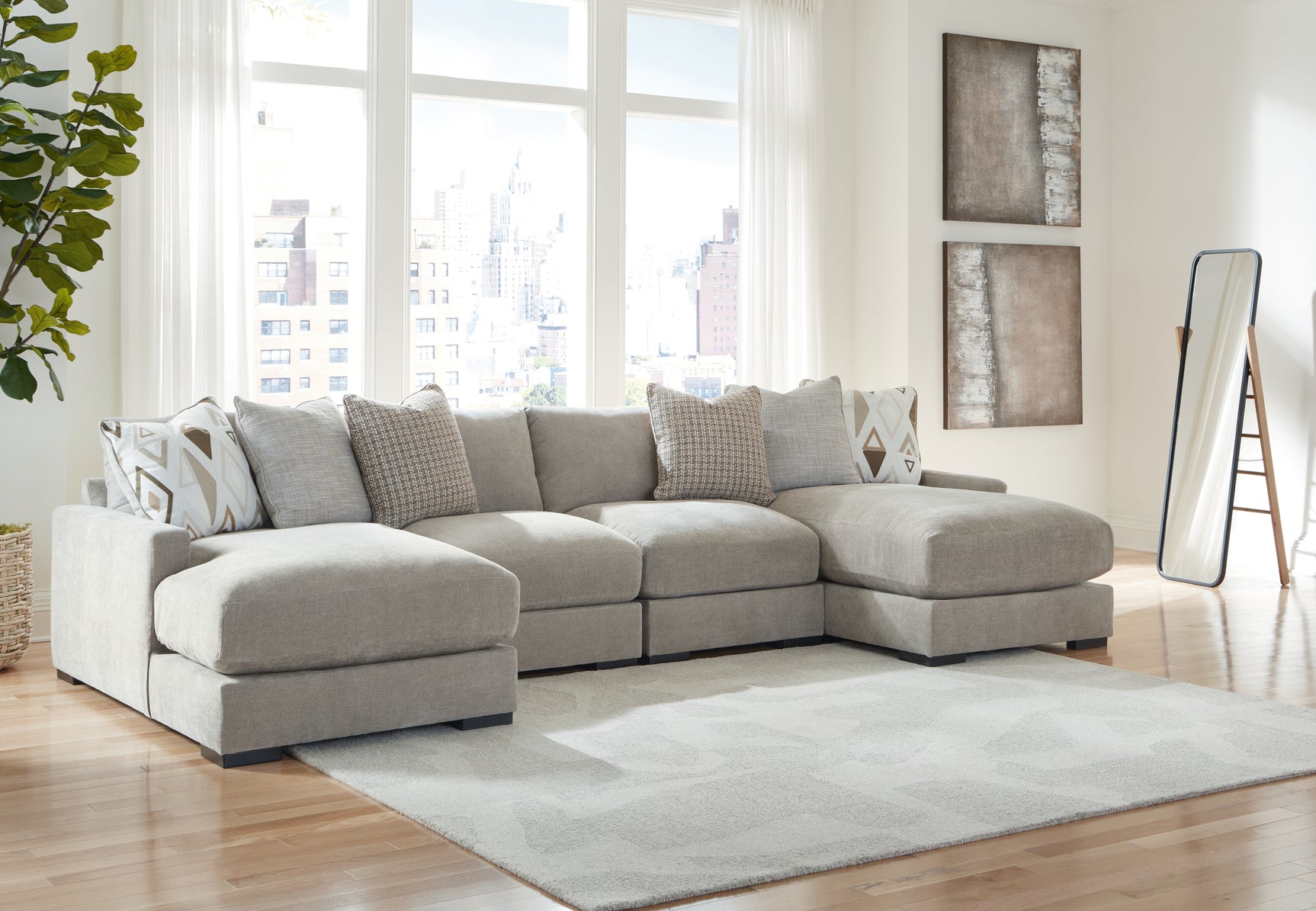 Aslan Court Sectional - Tampa Furniture Outlet