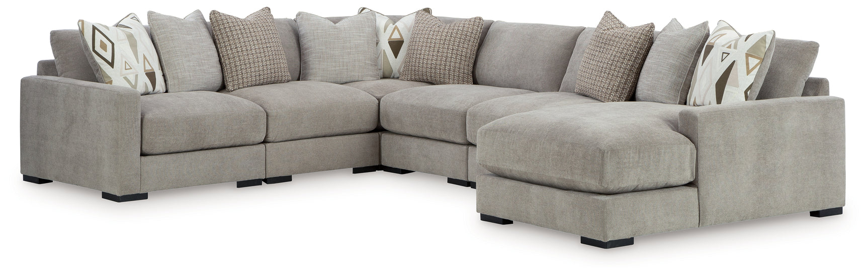 Aslan Court Sectional - Tampa Furniture Outlet