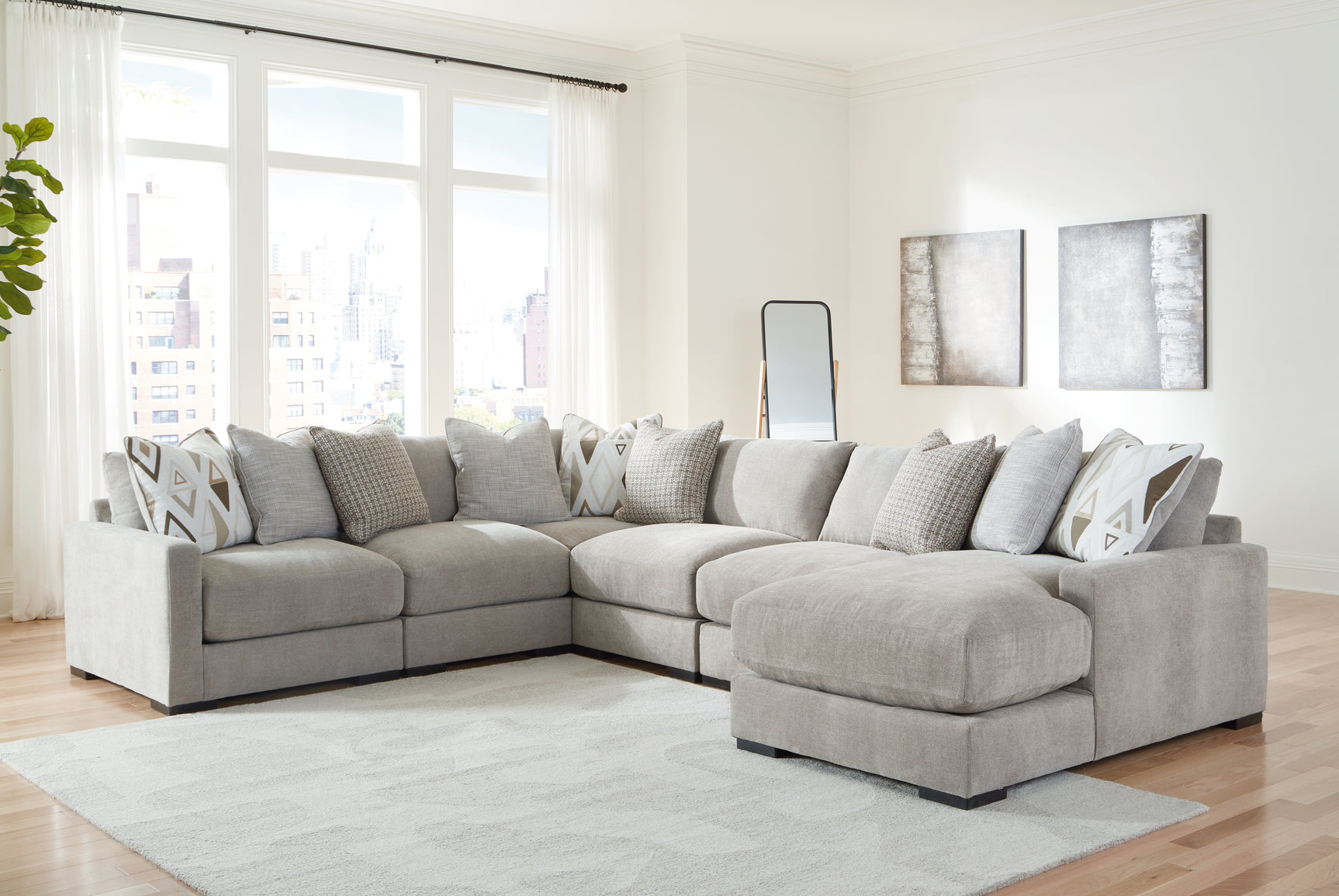Aslan Court Sectional - Tampa Furniture Outlet