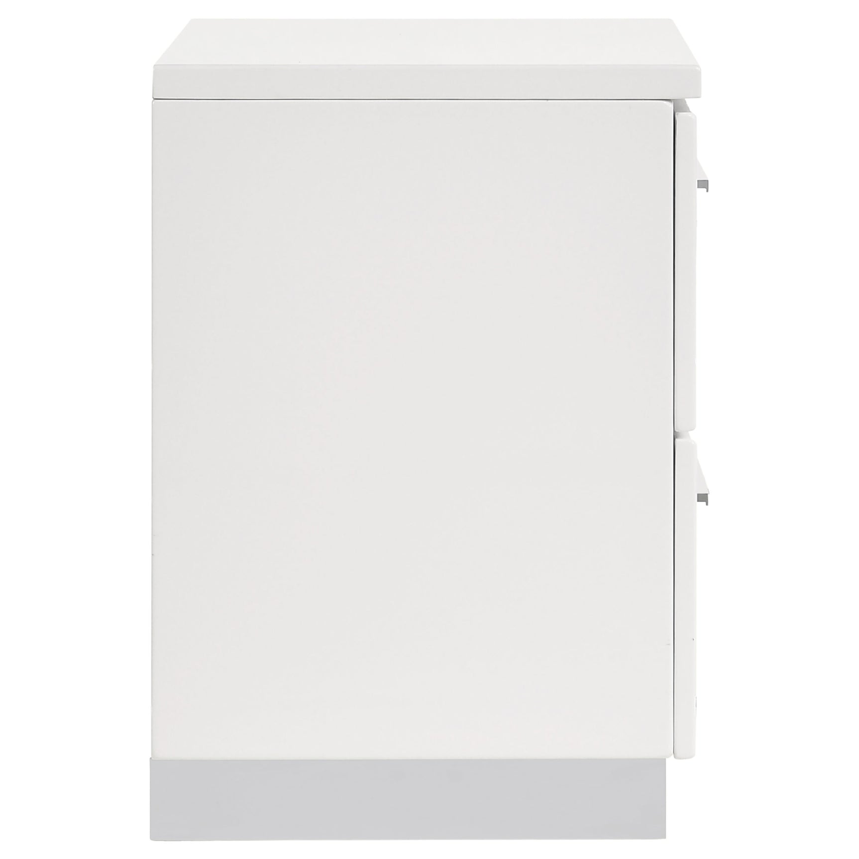 Felicity 2-drawer Nightstand White High Gloss - Tampa Furniture Outlet