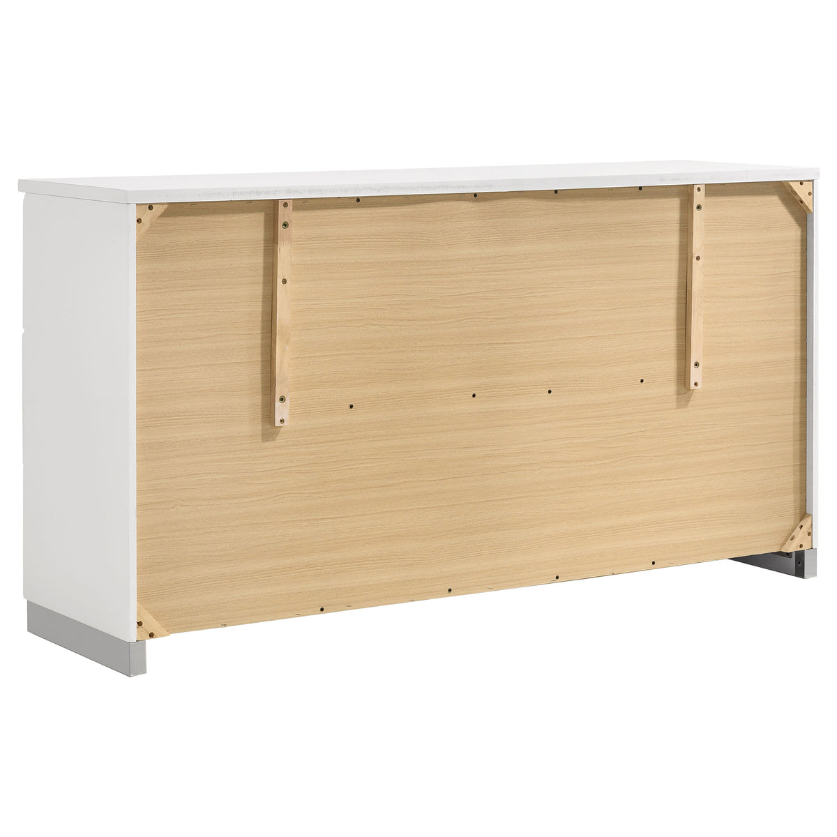 Felicity 5-piece California King Platform Bedroom Set White