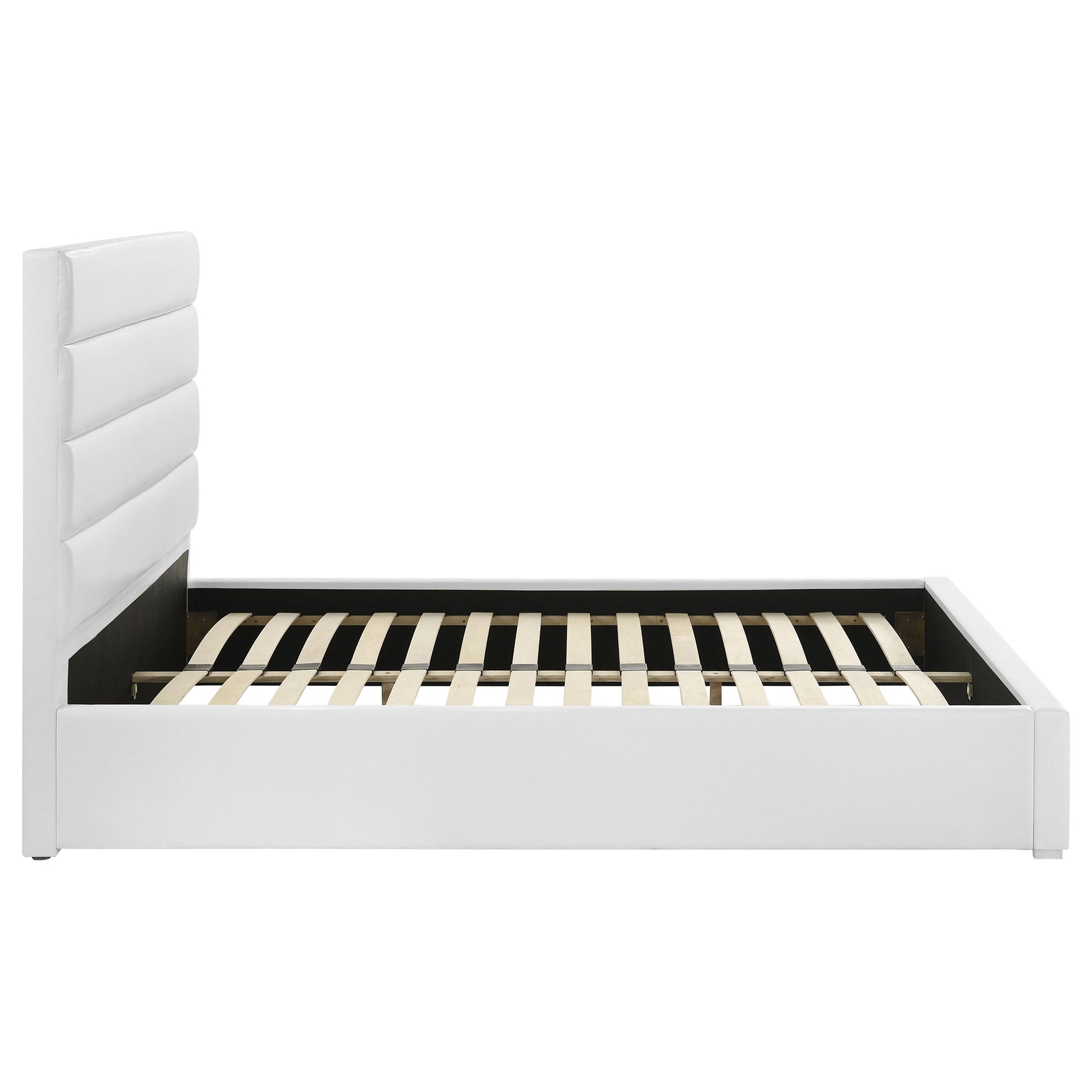 Felicity 53-inch Upholstered California King Bed White - Tampa Furniture Outlet