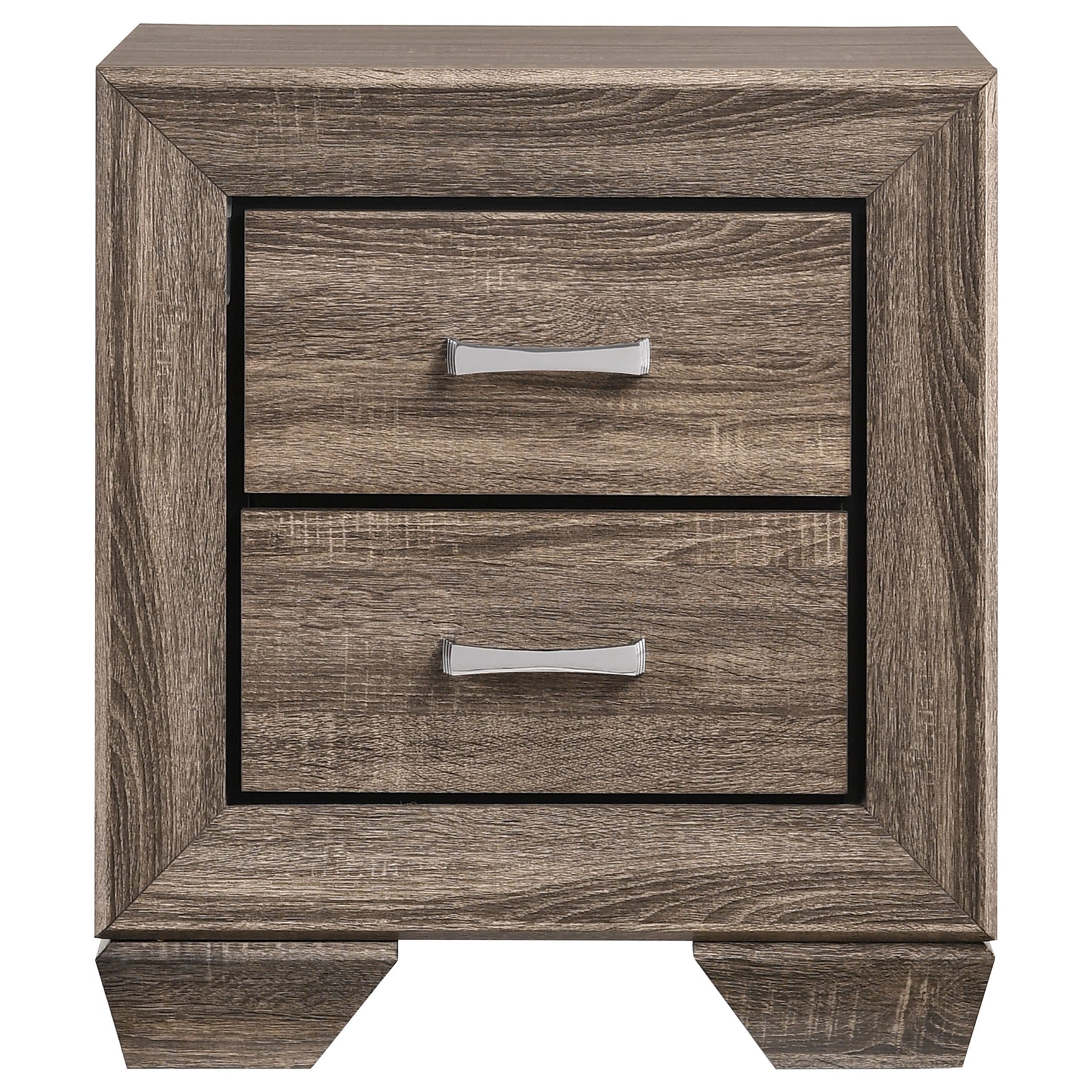 Kauffman 5-piece Queen Bedroom Set Washed Taupe - Tampa Furniture Outlet