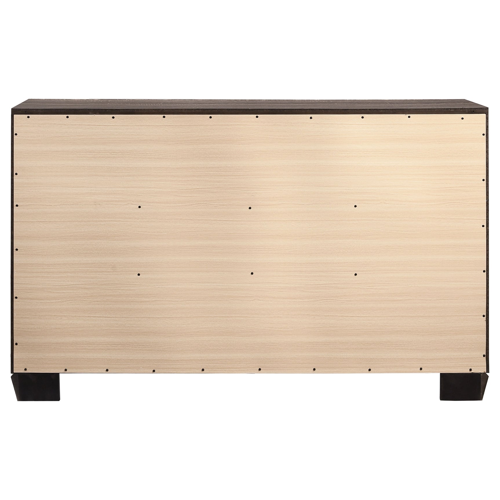 Kauffman 6-drawer Dresser Washed Taupe - Tampa Furniture Outlet