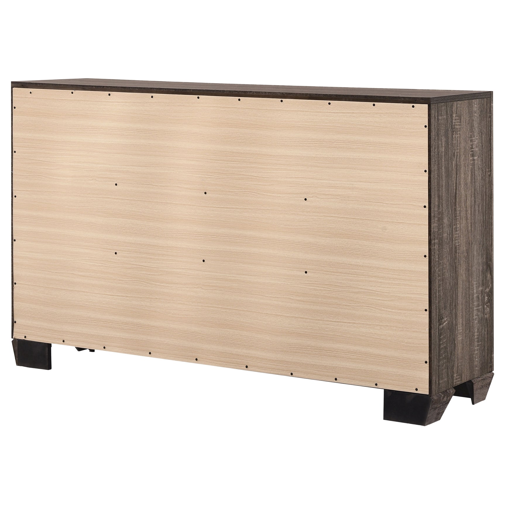 Kauffman 6-drawer Dresser Washed Taupe - Tampa Furniture Outlet