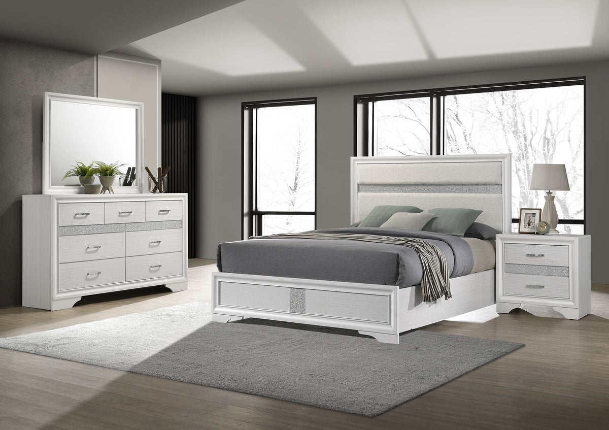 Tampa Furniture Outlet - Coaster - Miranda 4-piece Full Bedroom Set White - 205110F-S4