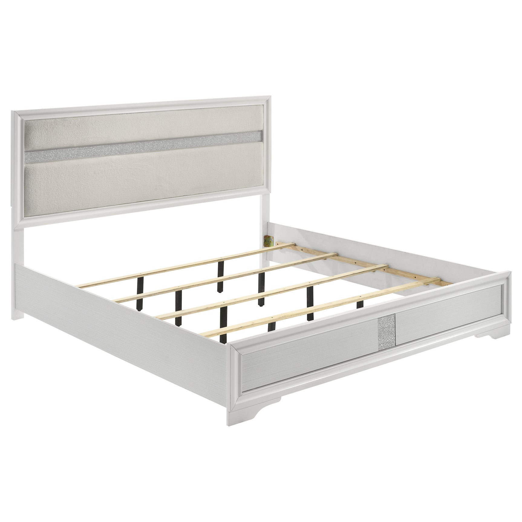 Miranda 4-piece Eastern King Bedroom Set White - Tampa Furniture Outlet