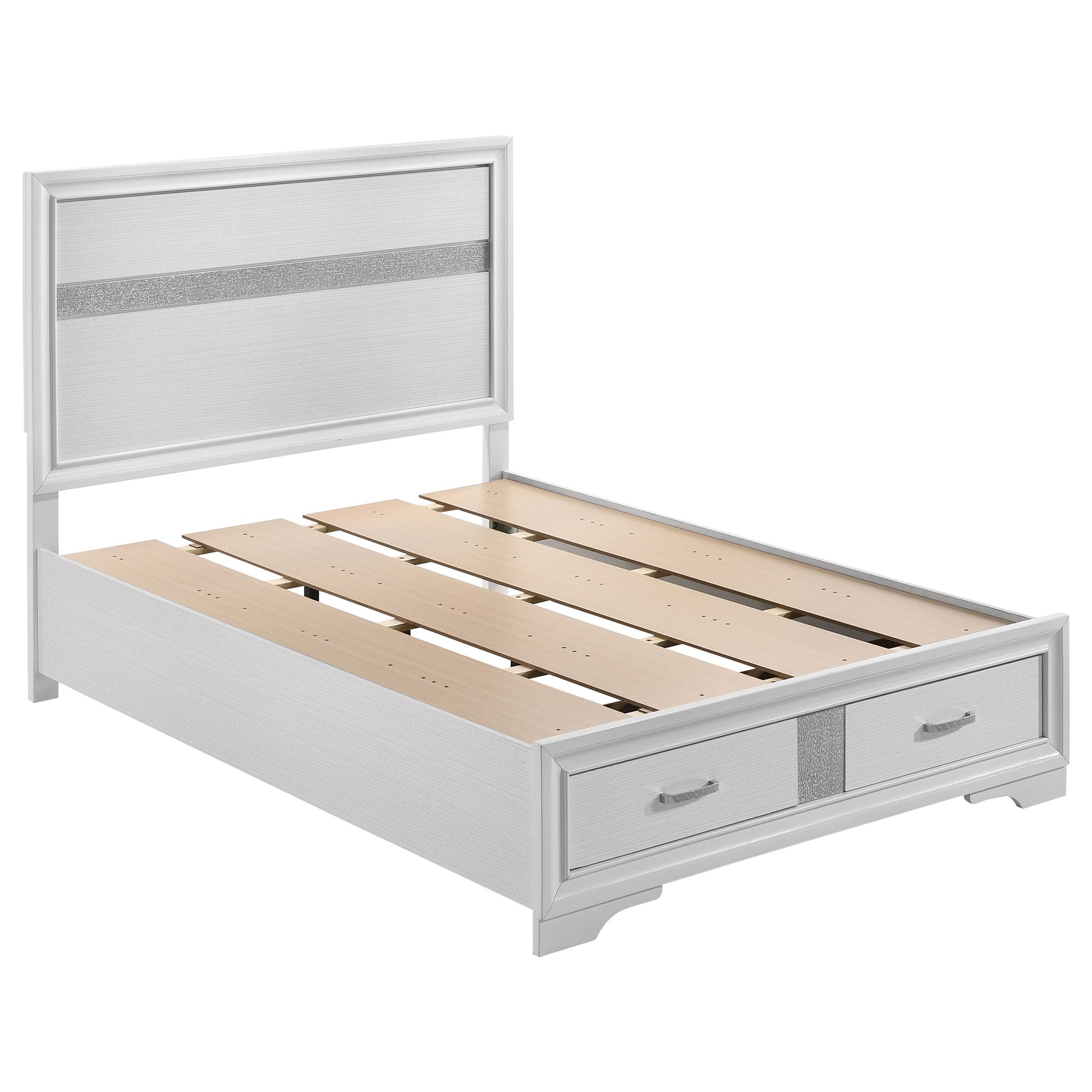 Miranda 5-piece Full Bedroom Set White - Tampa Furniture Outlet